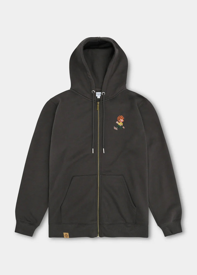 Zipper "Grantig by nature" - dunkelgrau