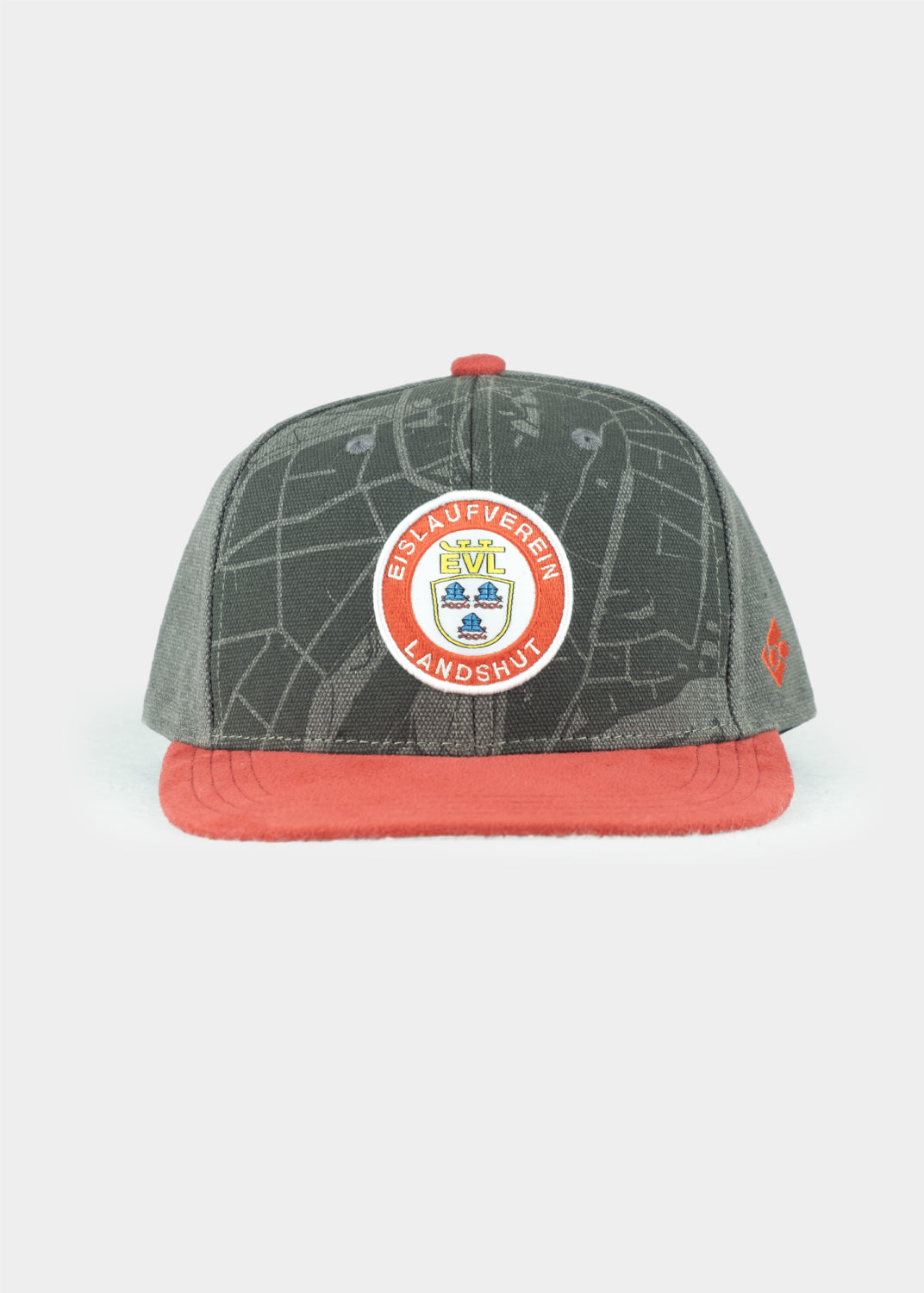 Cap "EV Landshut" - LA dunkelgrau (Snapback)