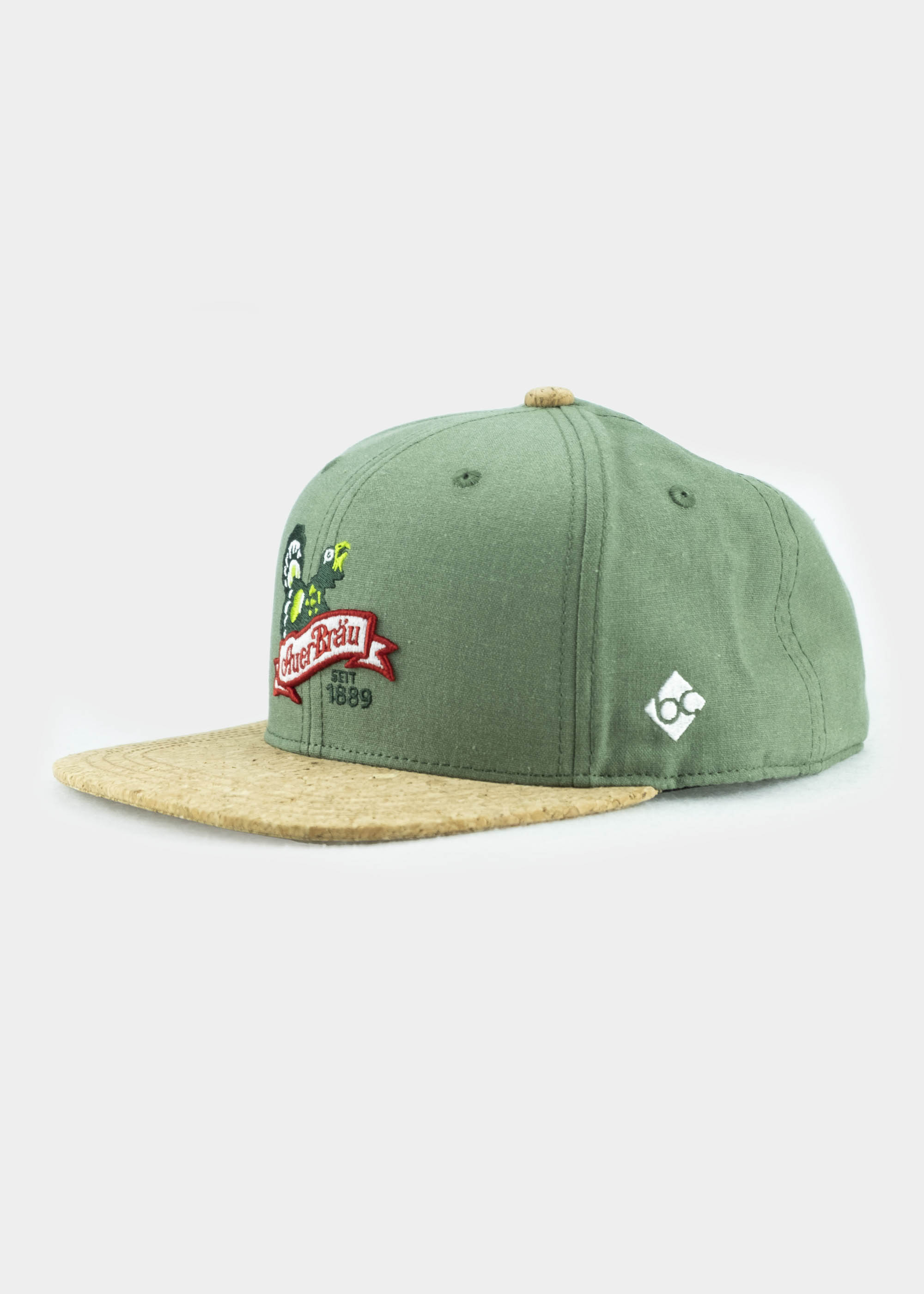 Cap "AuerBräu" - dunkelgrün (Snapback)
