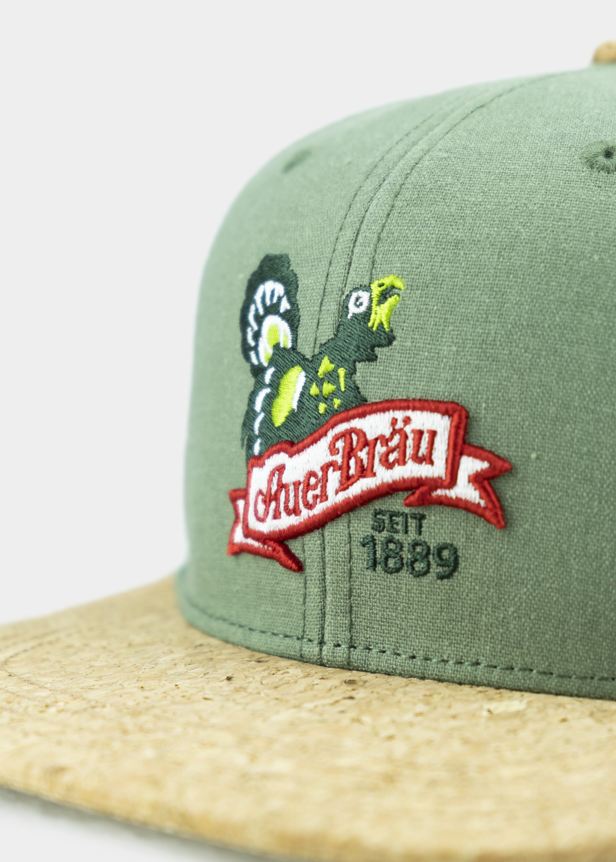 Cap "AuerBräu" - dunkelgrün (Snapback)