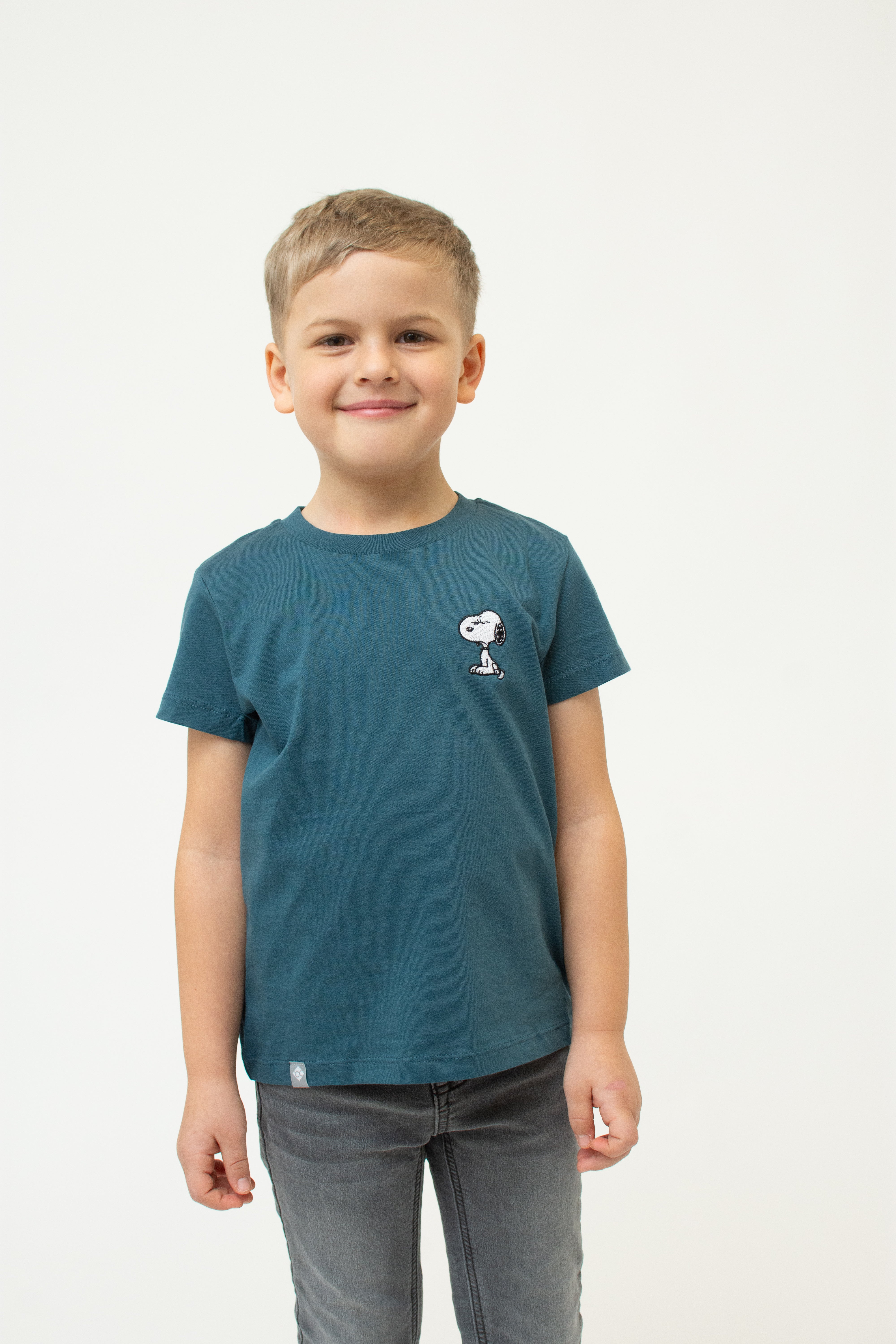 T-Shirt "Grantler Klub: Snoopy" - blaugrau (Kinder)