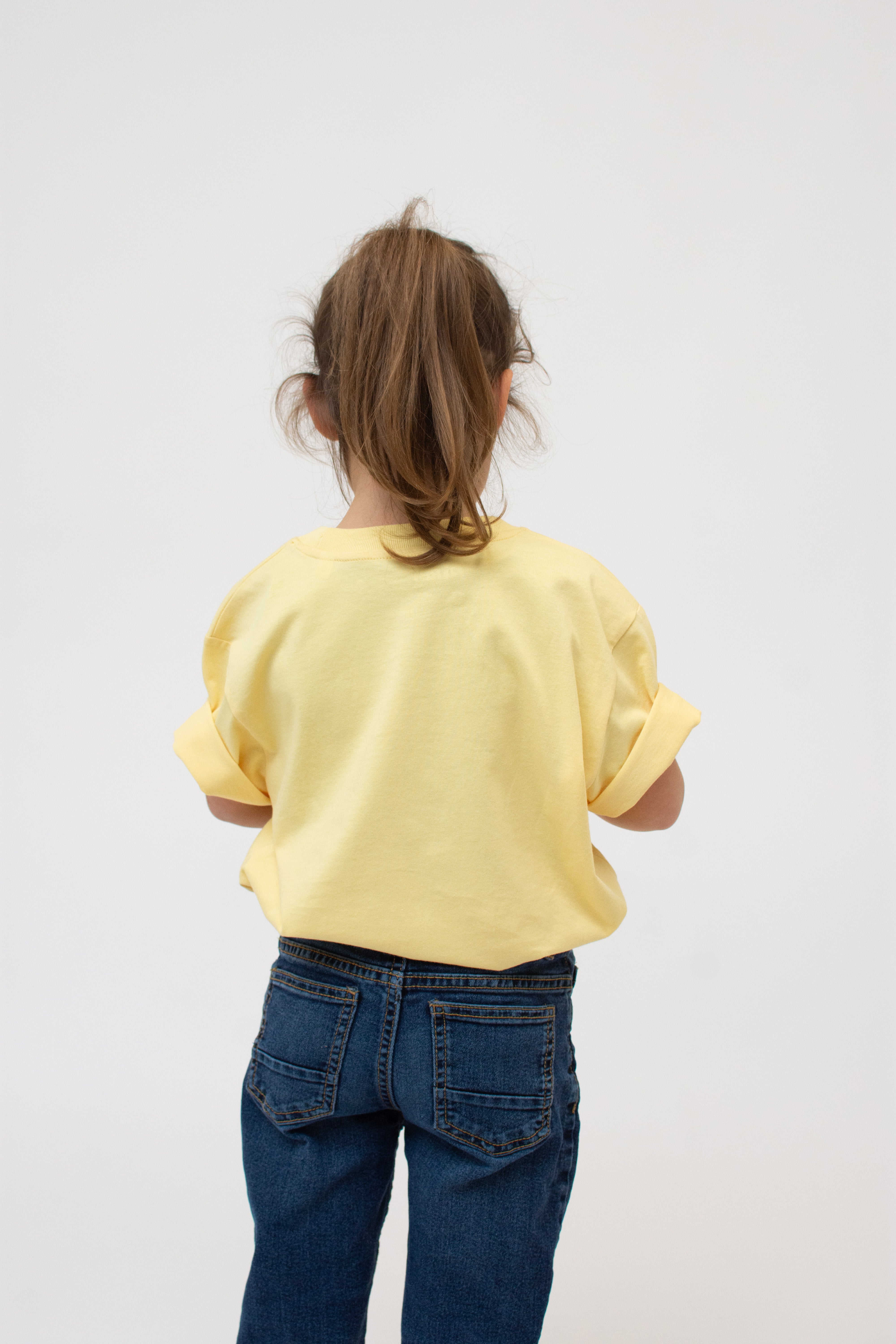 T-Shirt "Nudelparty" - gelb (Kinder)