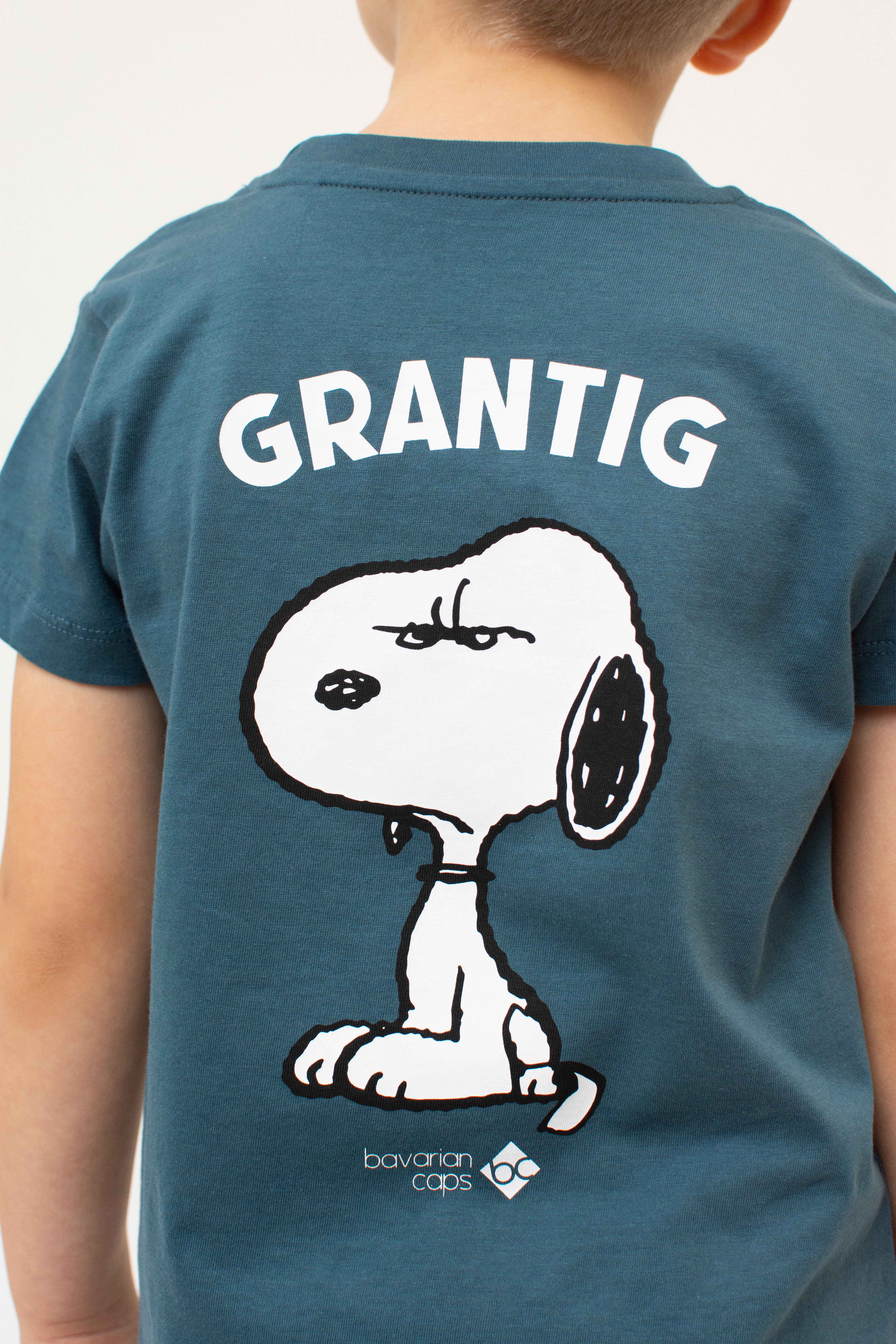 T-Shirt "Grantler Klub: Snoopy" - blaugrau (Kinder)