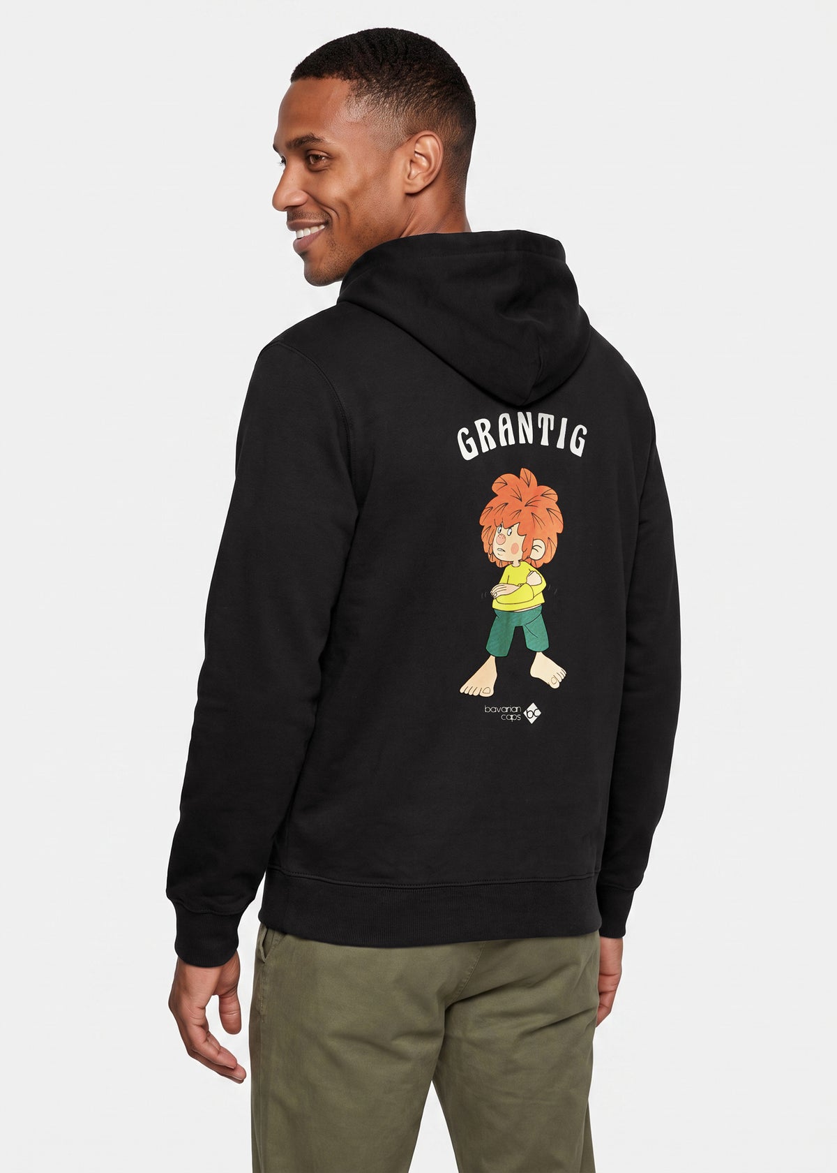 Zipper "Pumuckl: Grantig" - schwarz