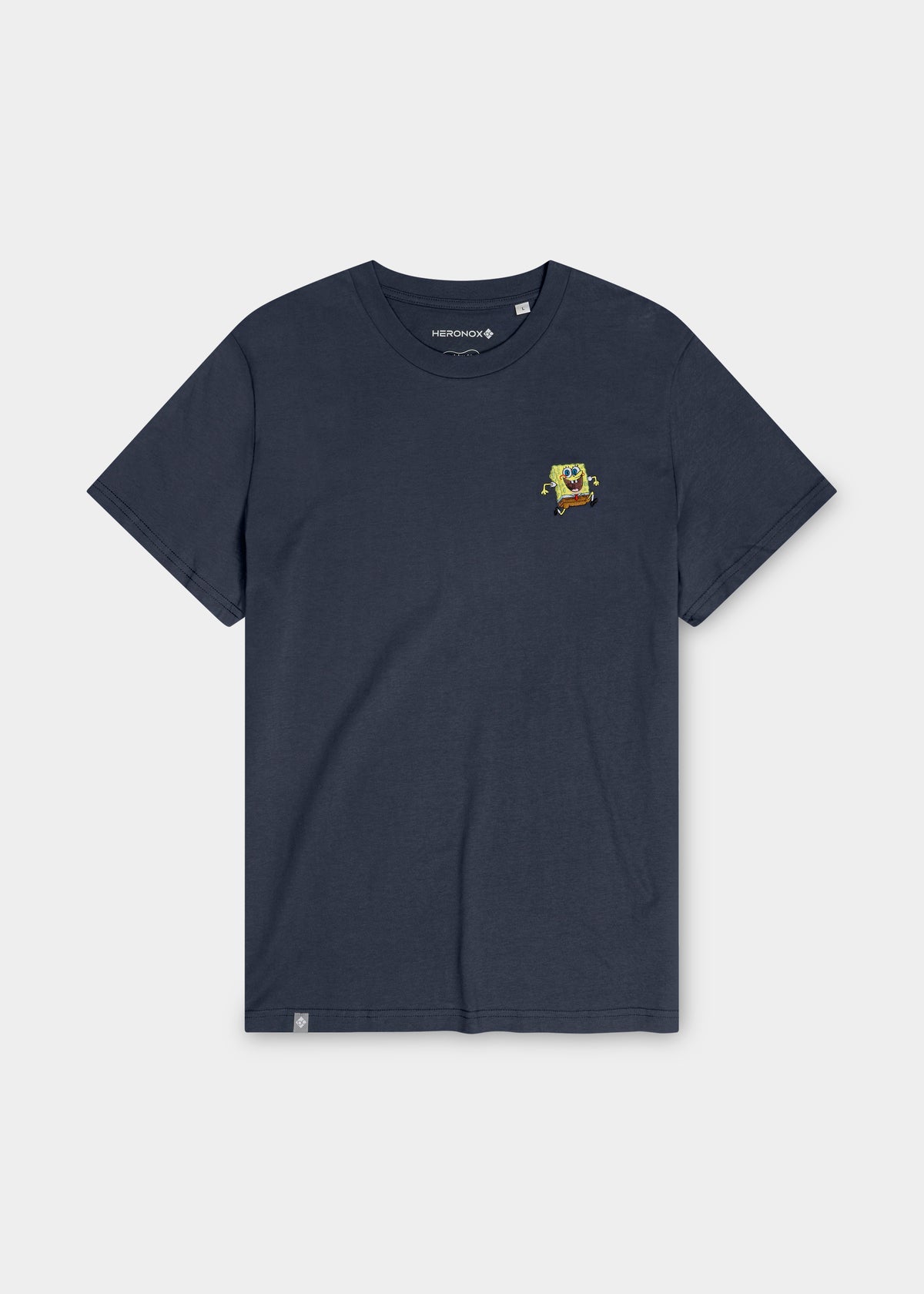 T-Shirt "SpongeBob läuft" - schiefergrau
