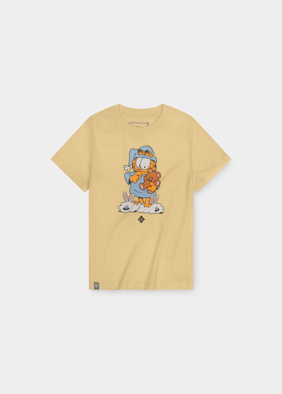 T-Shirt "Garfield: Schlafmütze" - buttergelb (Kinder)