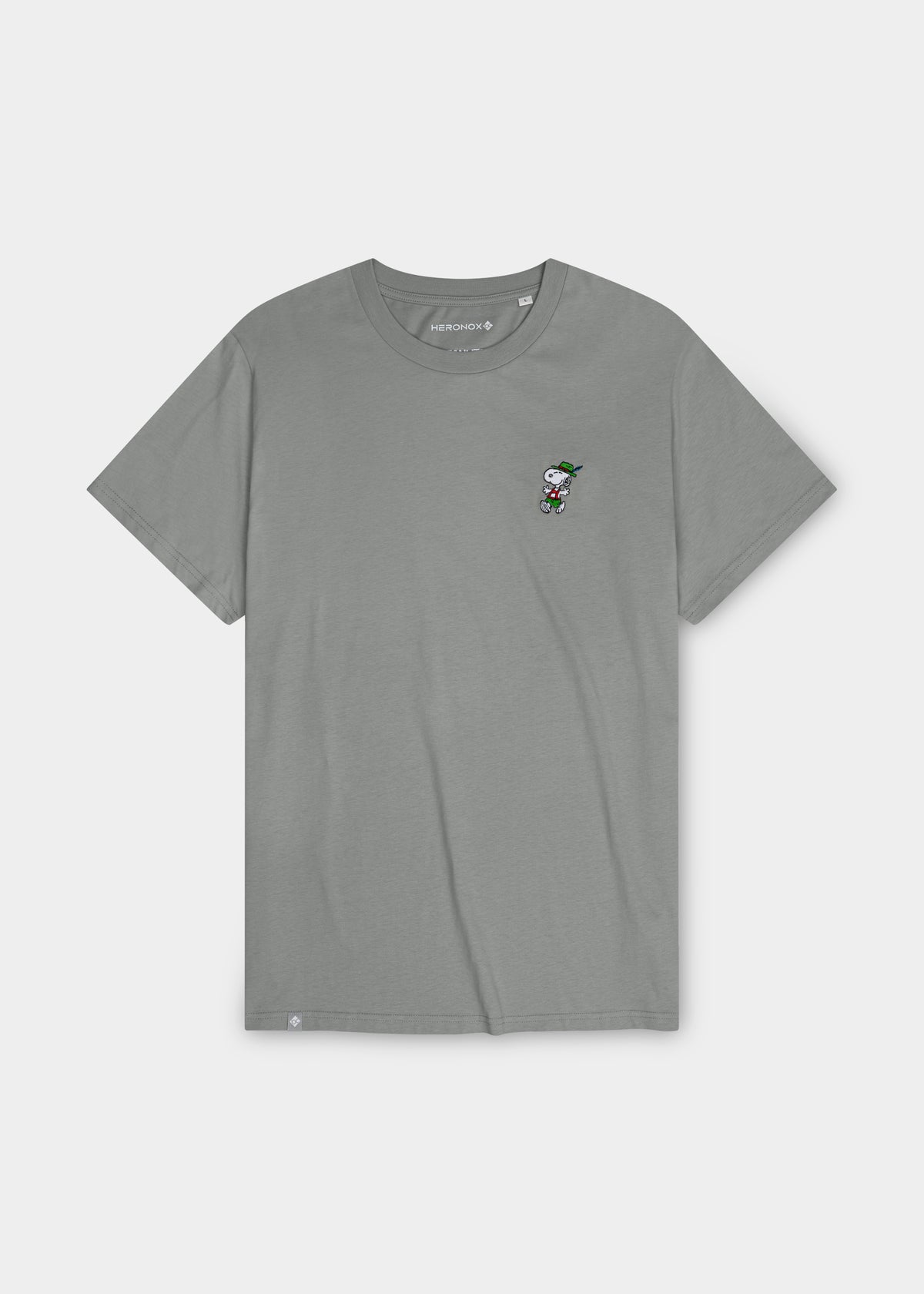 T-Shirt "Peanuts: Snoopy in Tracht" - nebelgrau