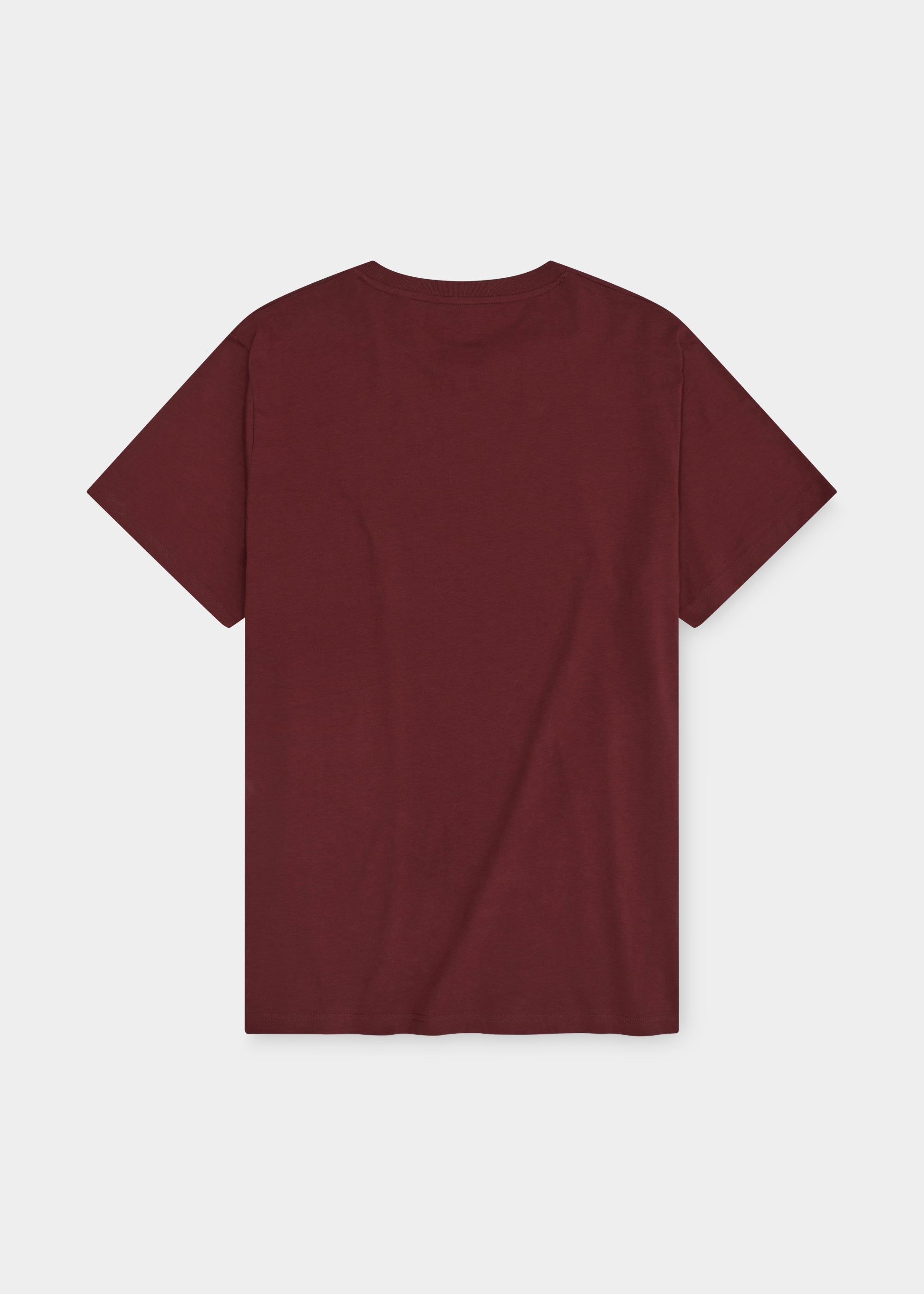 T-Shirt "Schlümpfe: Gschmeidig bleim" - dunkelrot