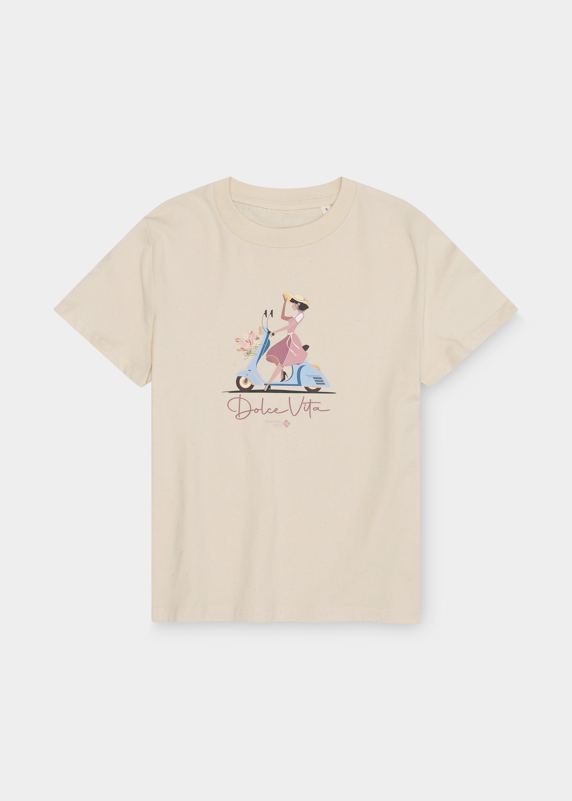 T-Shirt "Dolce Vita: Roller" - natur