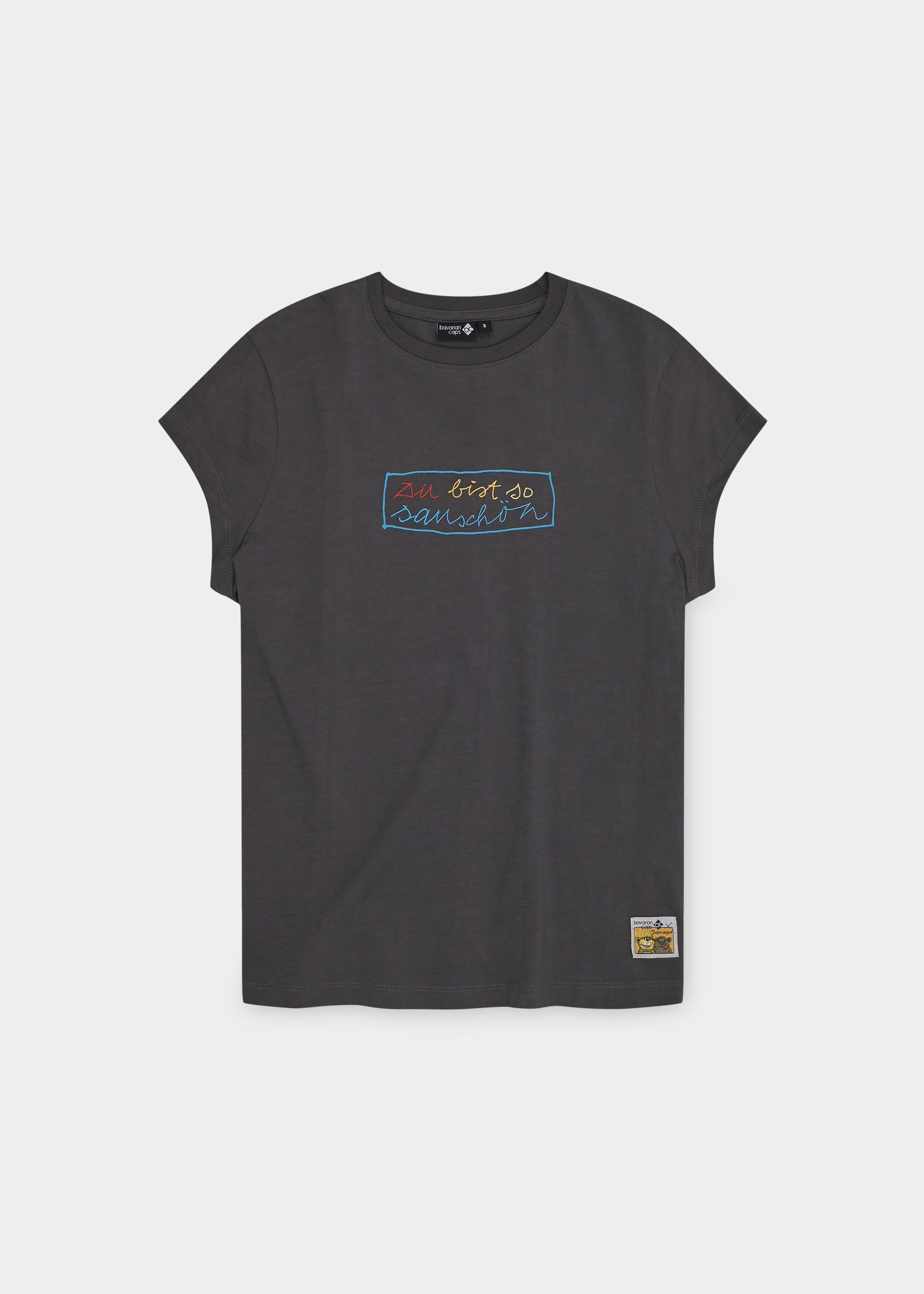 T-Shirt "Sauschön" - dunkelgrau