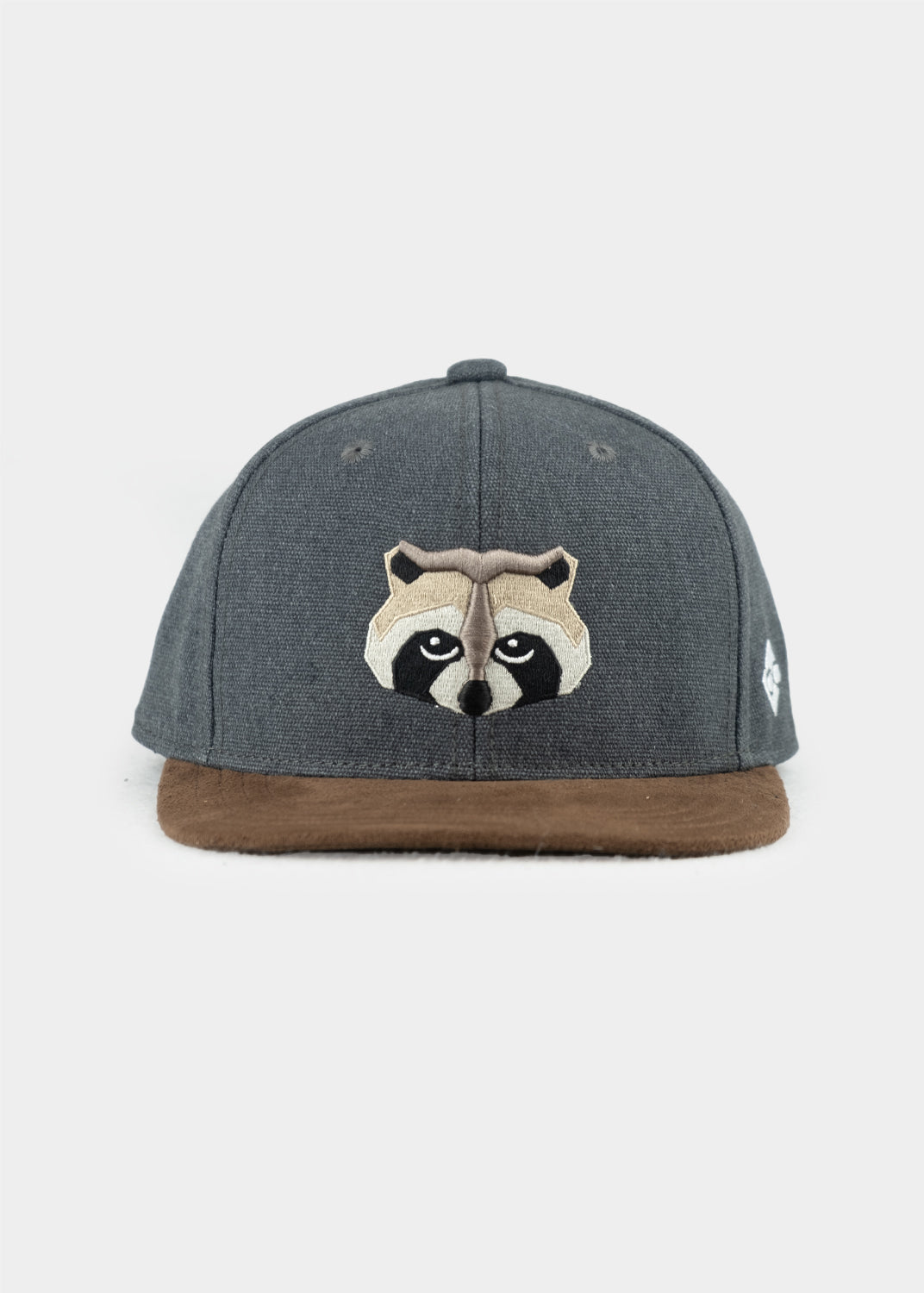 Cap "Waschbär" - dunkelgrau (Kinder)