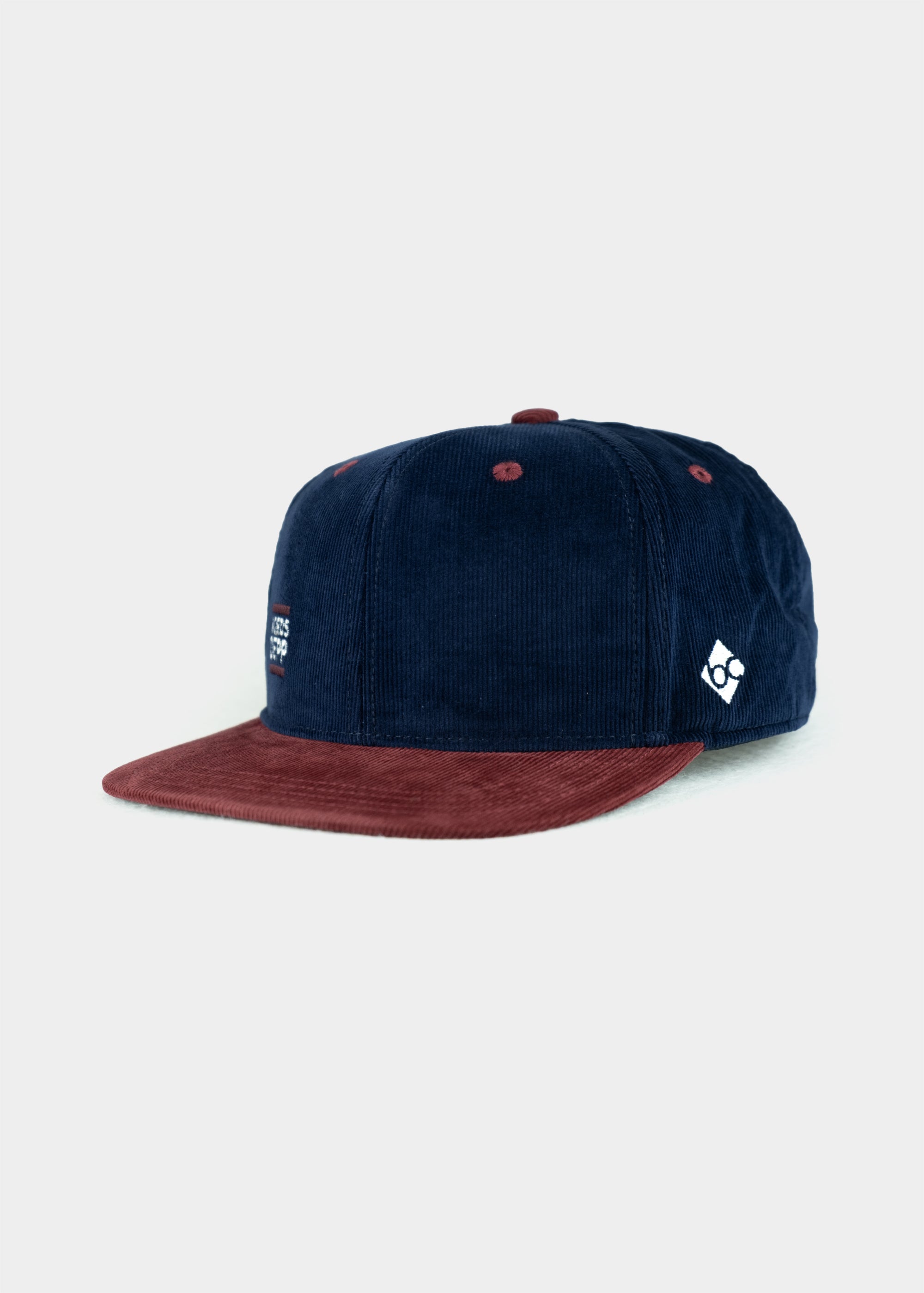 Cap "dicht&ergreifend: Kord" - dunkelblau (Snapback)