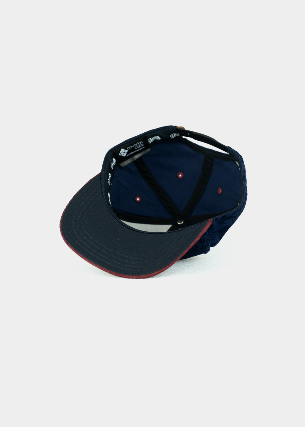 Cap "dicht&ergreifend: Kord" - dunkelblau (Snapback)