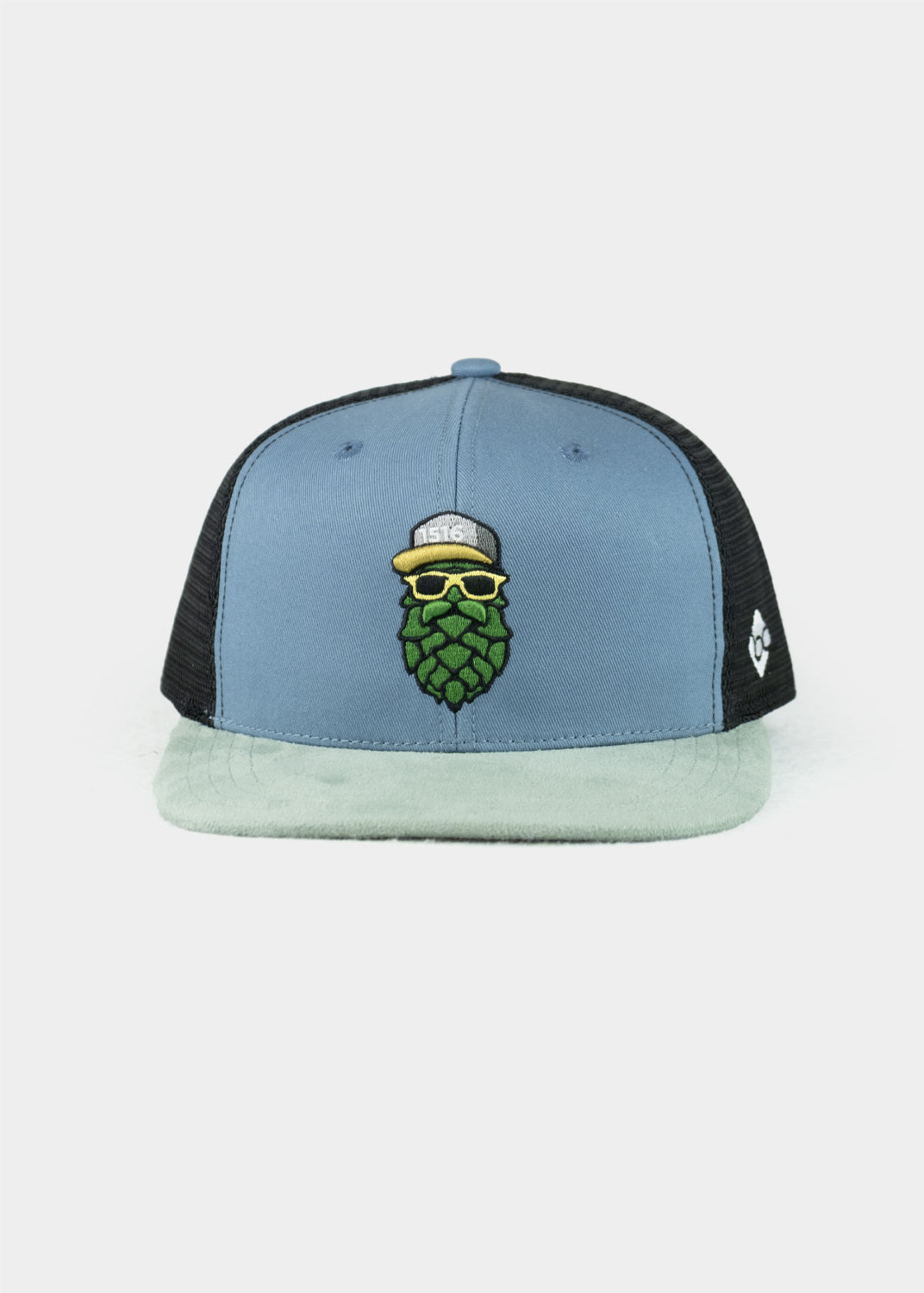 Cap "Hopfinator" - graublau (Snapback)
