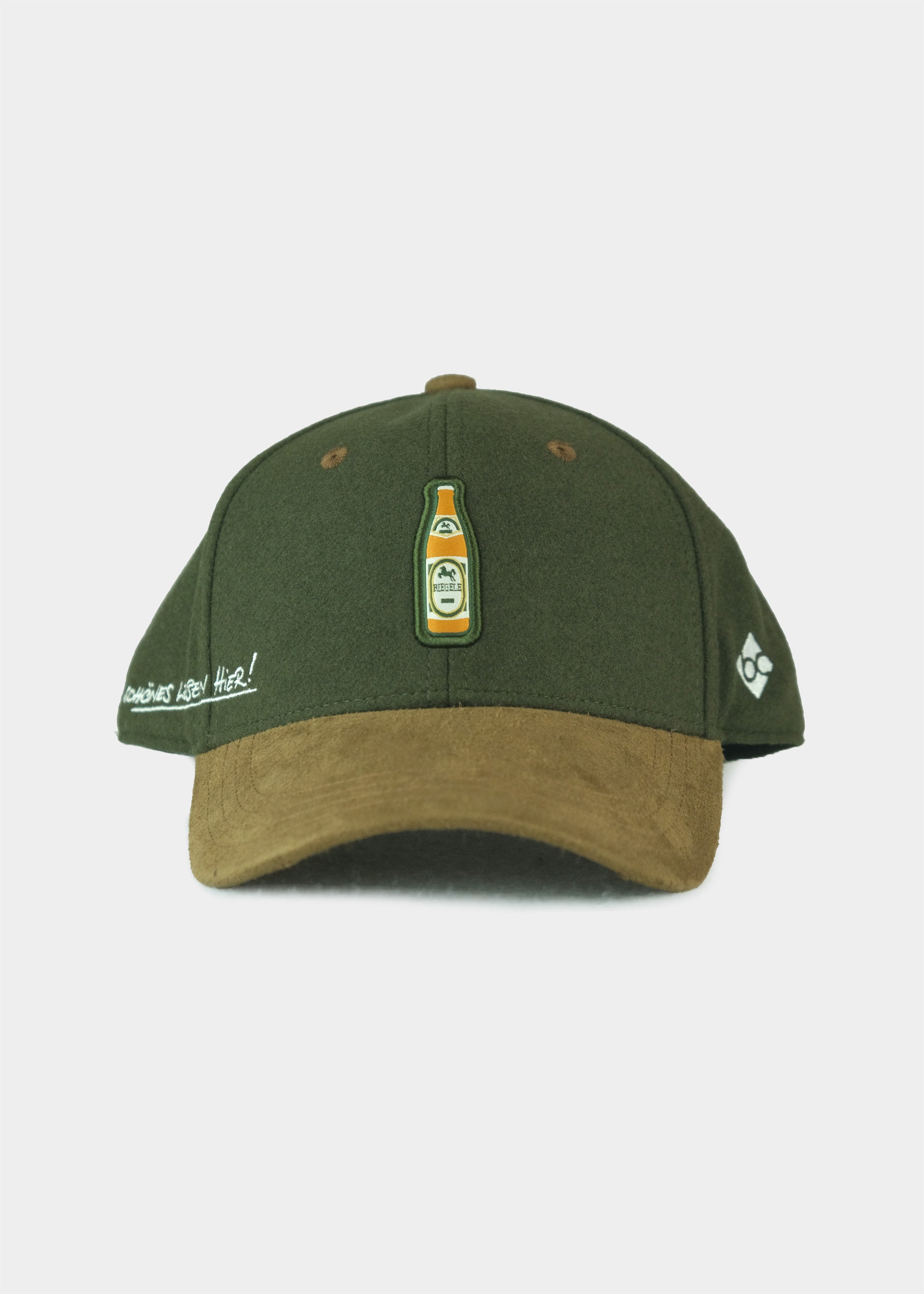 Cap "Riegele" - dunkelgrün (Curved)