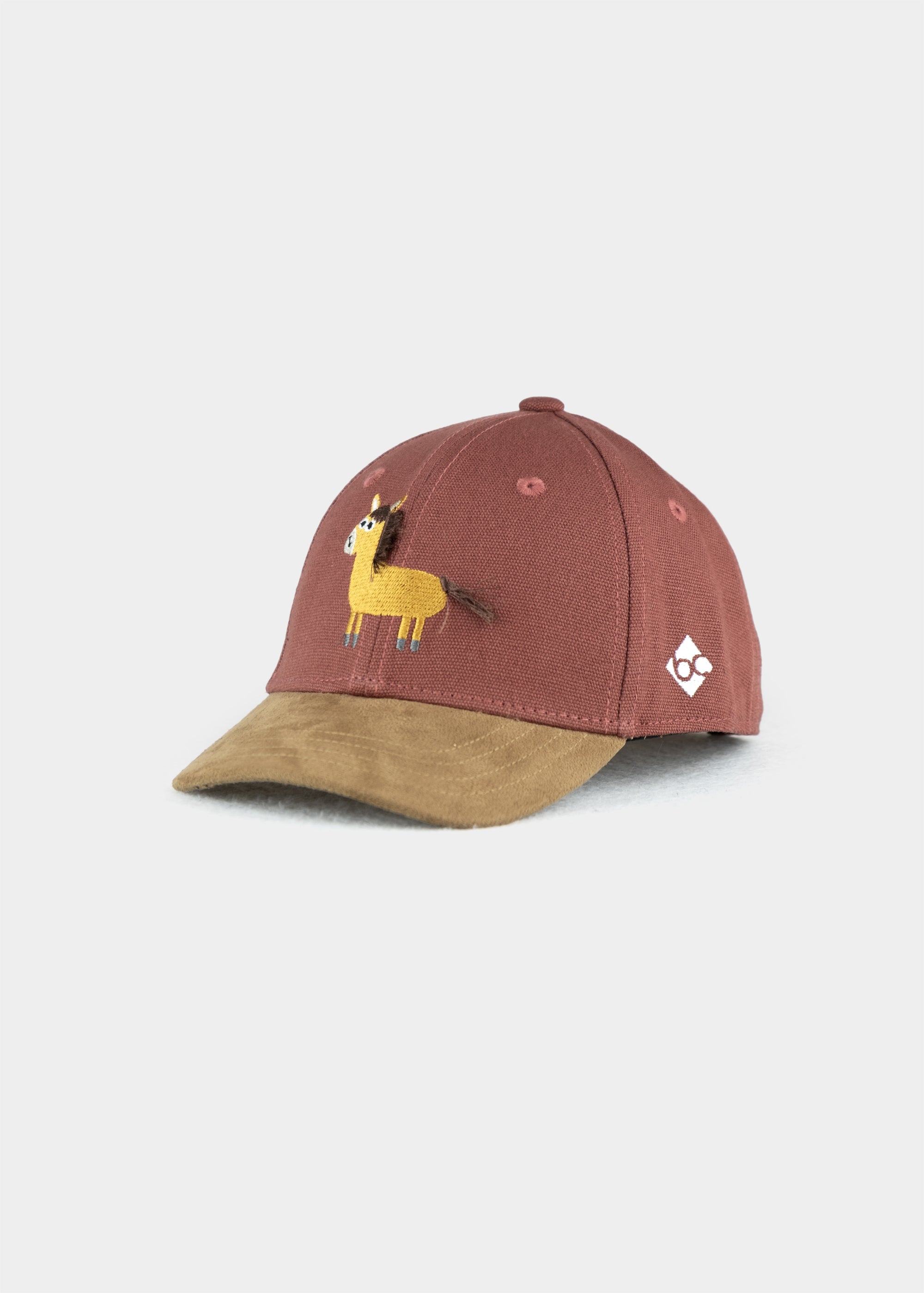 Cap "Pferd" - rostrot (Kleinkinder)