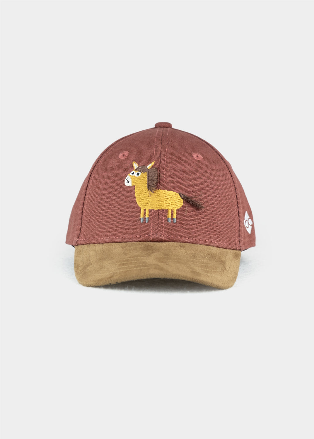 Cap "Pferd" - rostrot (Kleinkinder)