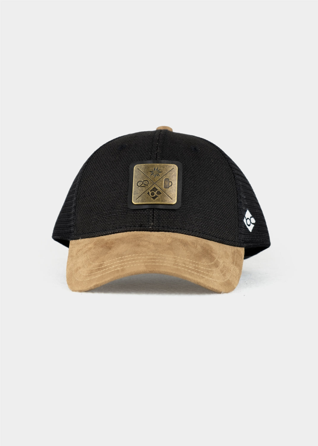 Cap "Kreizweis" - schwarzgrau (Maxifit Curved)