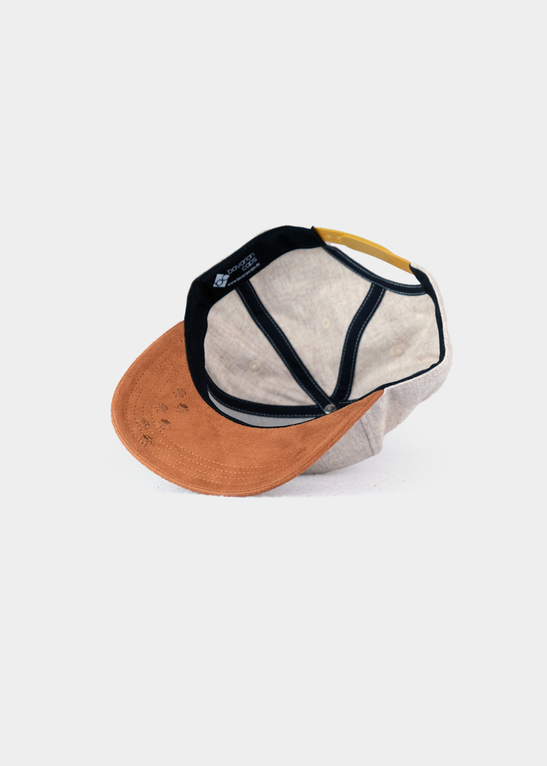 Cap "Luchs" - creme-meliert (Halfcurved)