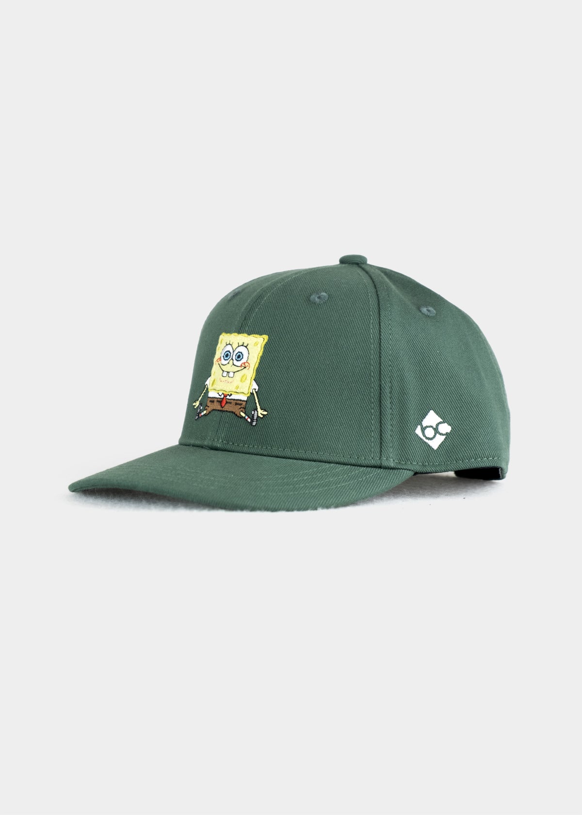 Cap "SpongeBob chillt" - dunkelgrün (Halfcurved)