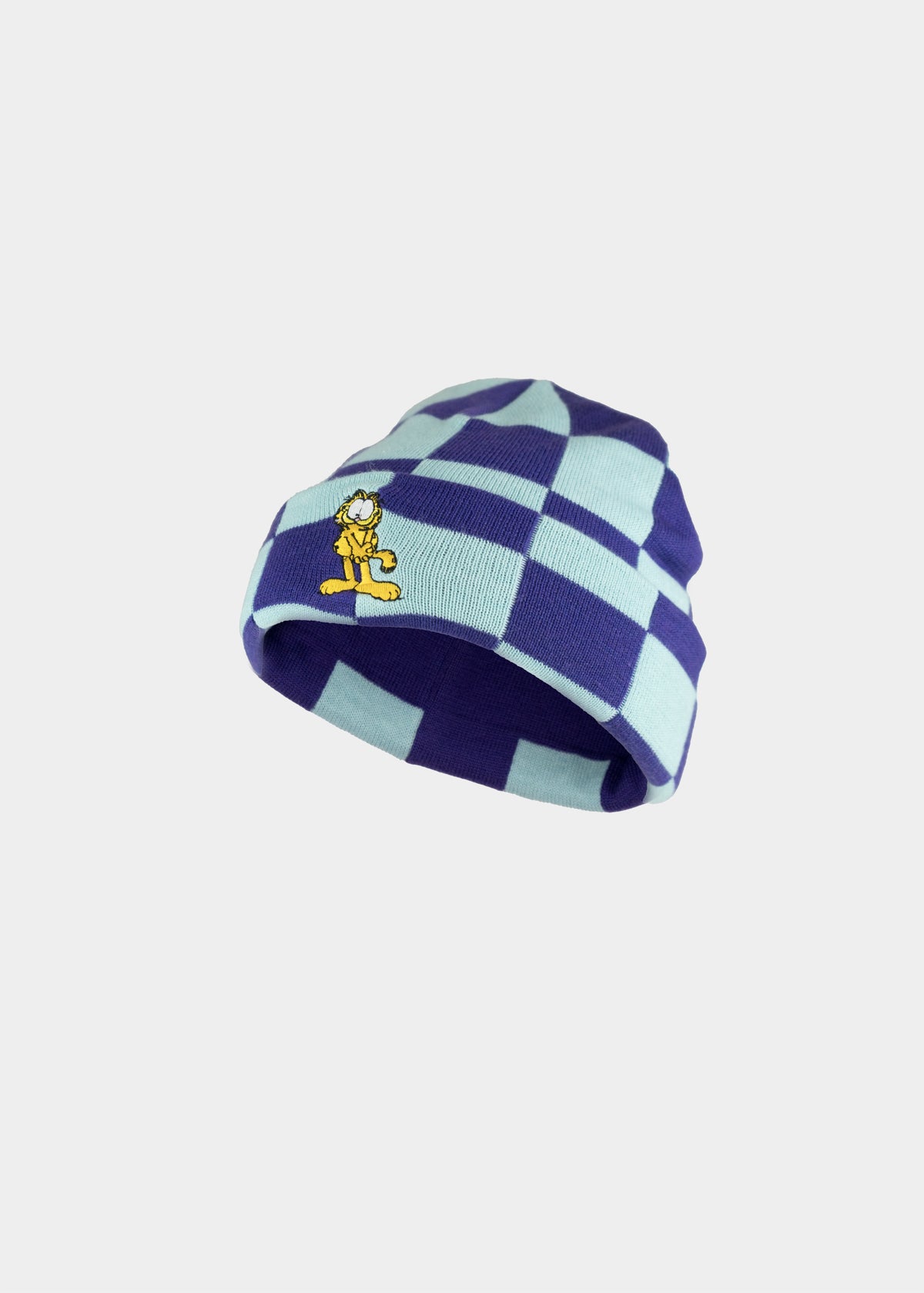 Kinder Beanie "Garfield: Nice" - hellblau/lila