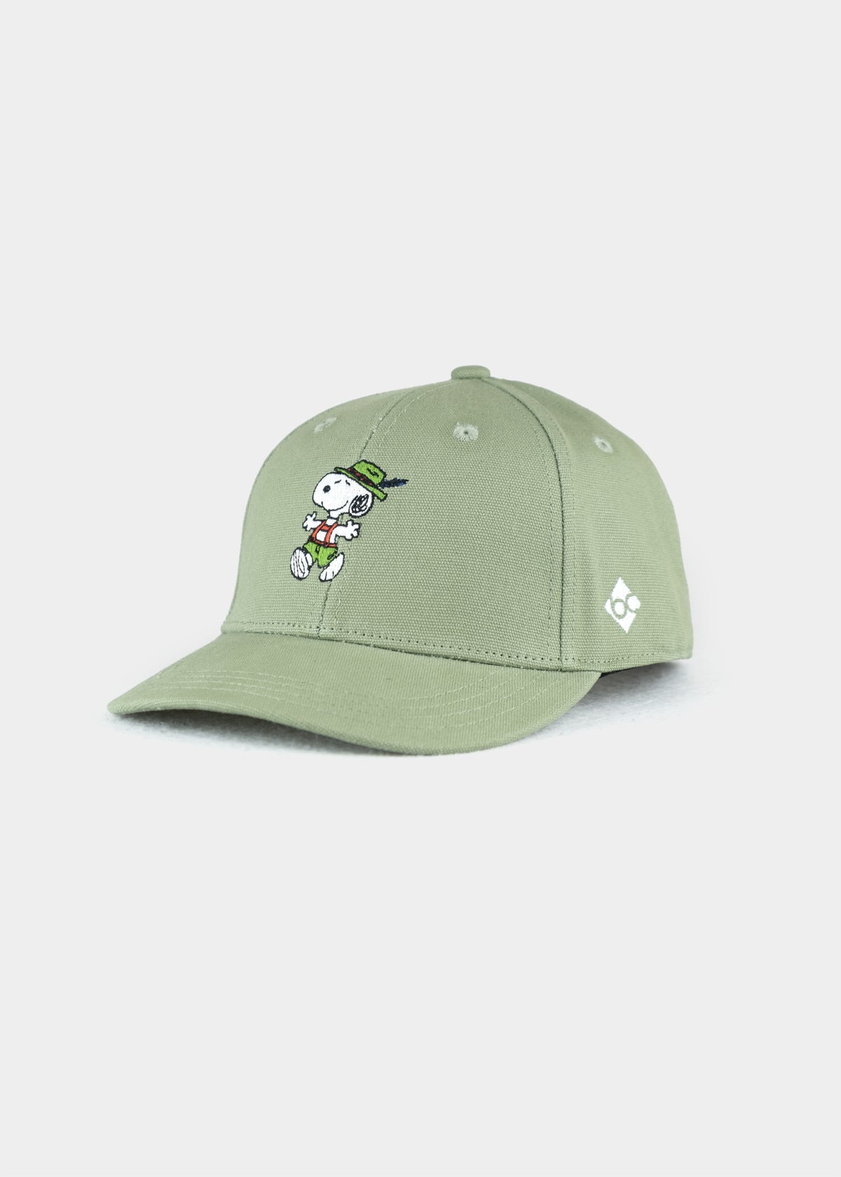Cap "Peanuts: Snoopy in Tracht" - khaki (Halfcurved)