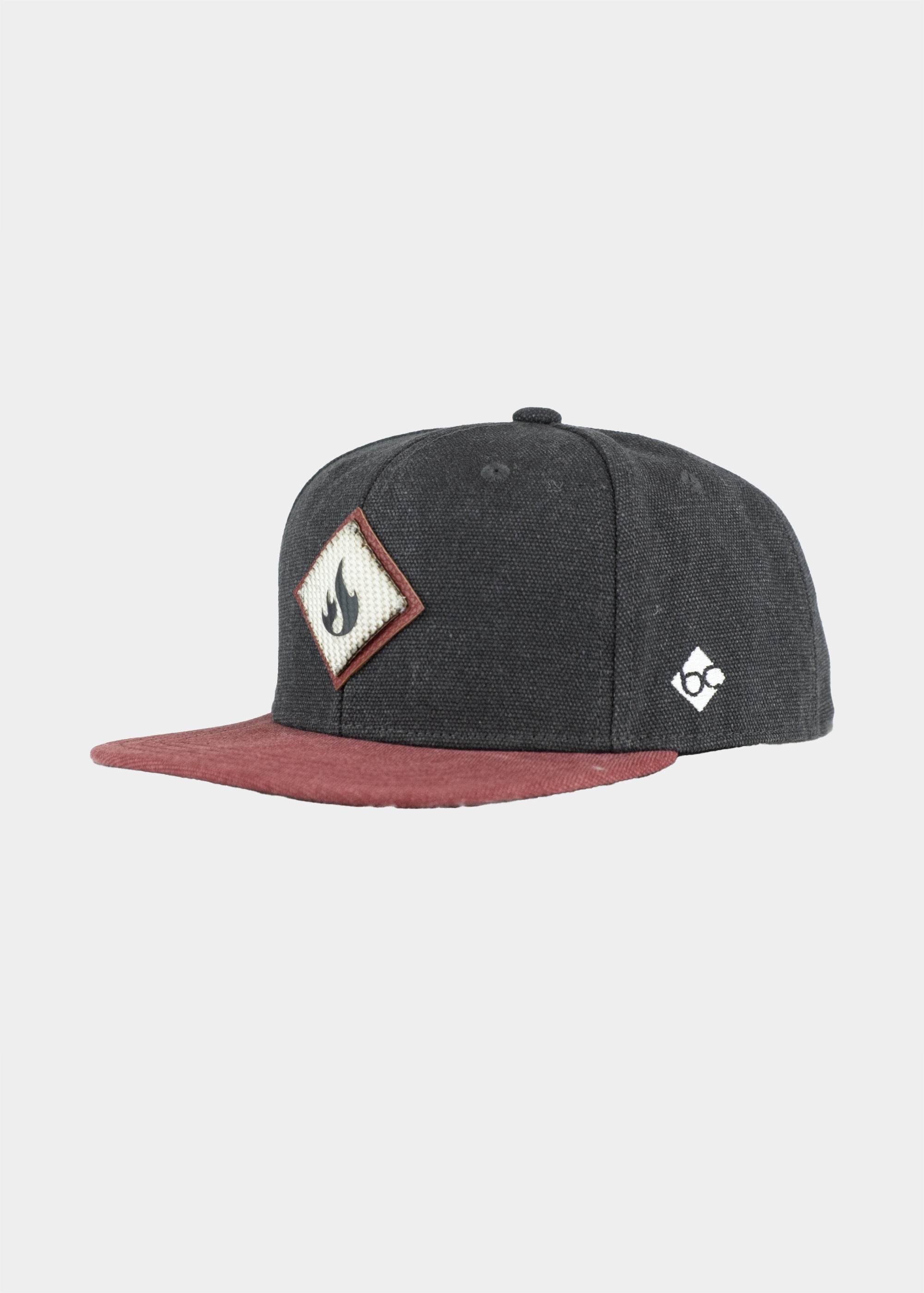 Cap "Feuerwehr: Retroschlauch" - dunkelgrau (Snapback)