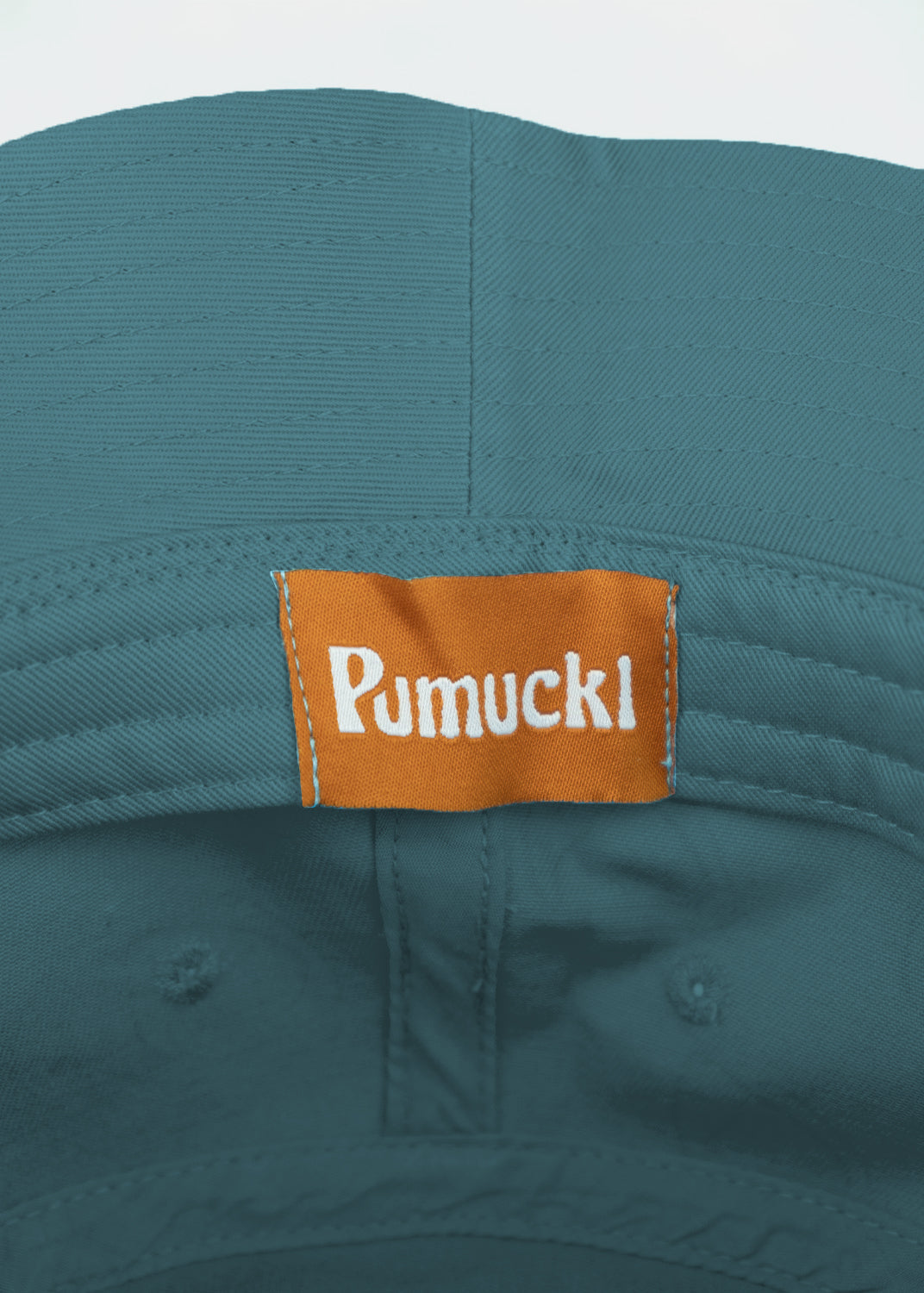 Bucket Hat "Pumuckl surft" - ozeanblau