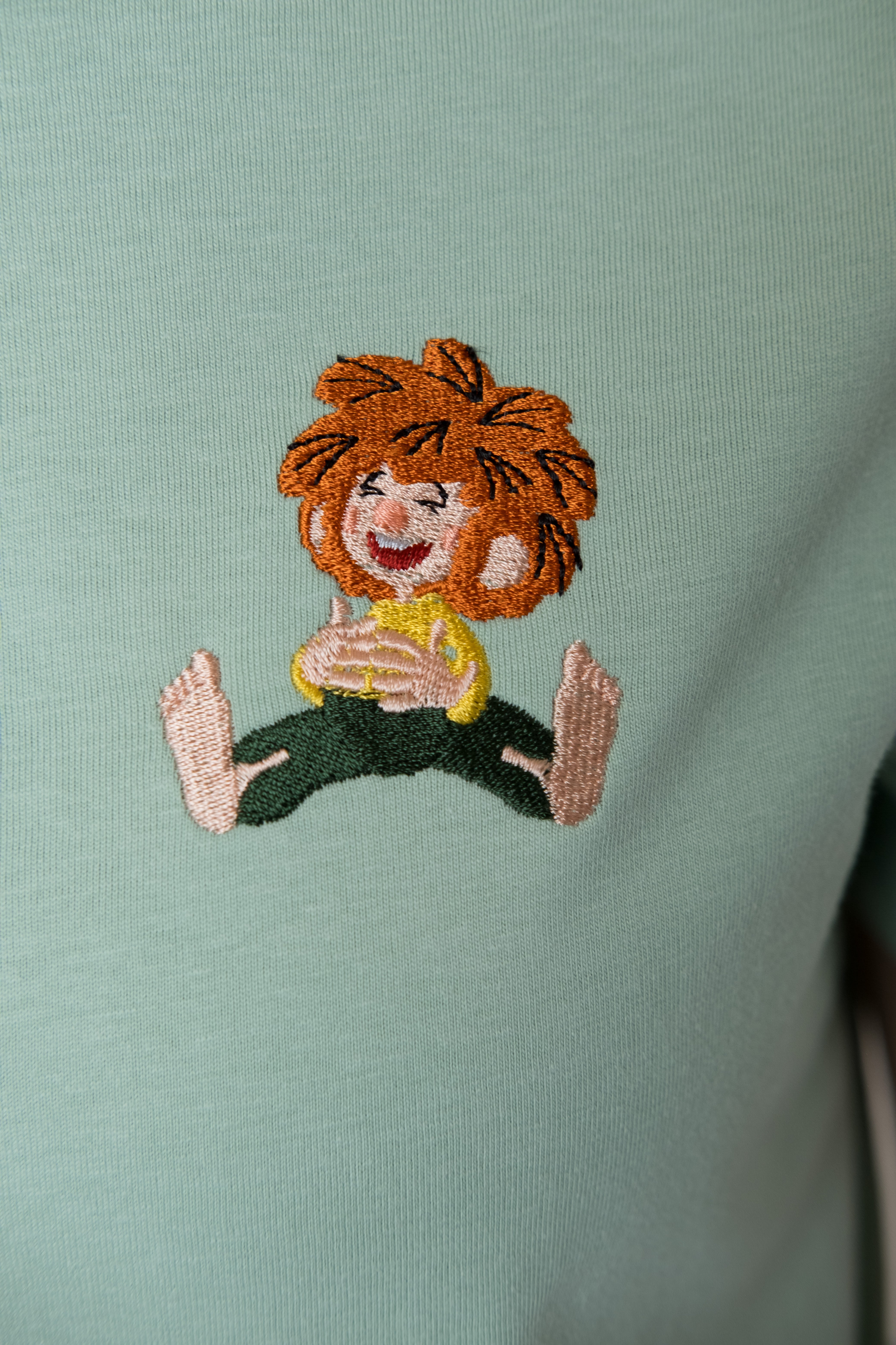 T-Shirt "Pumuckl Lacht" - minze, Damen