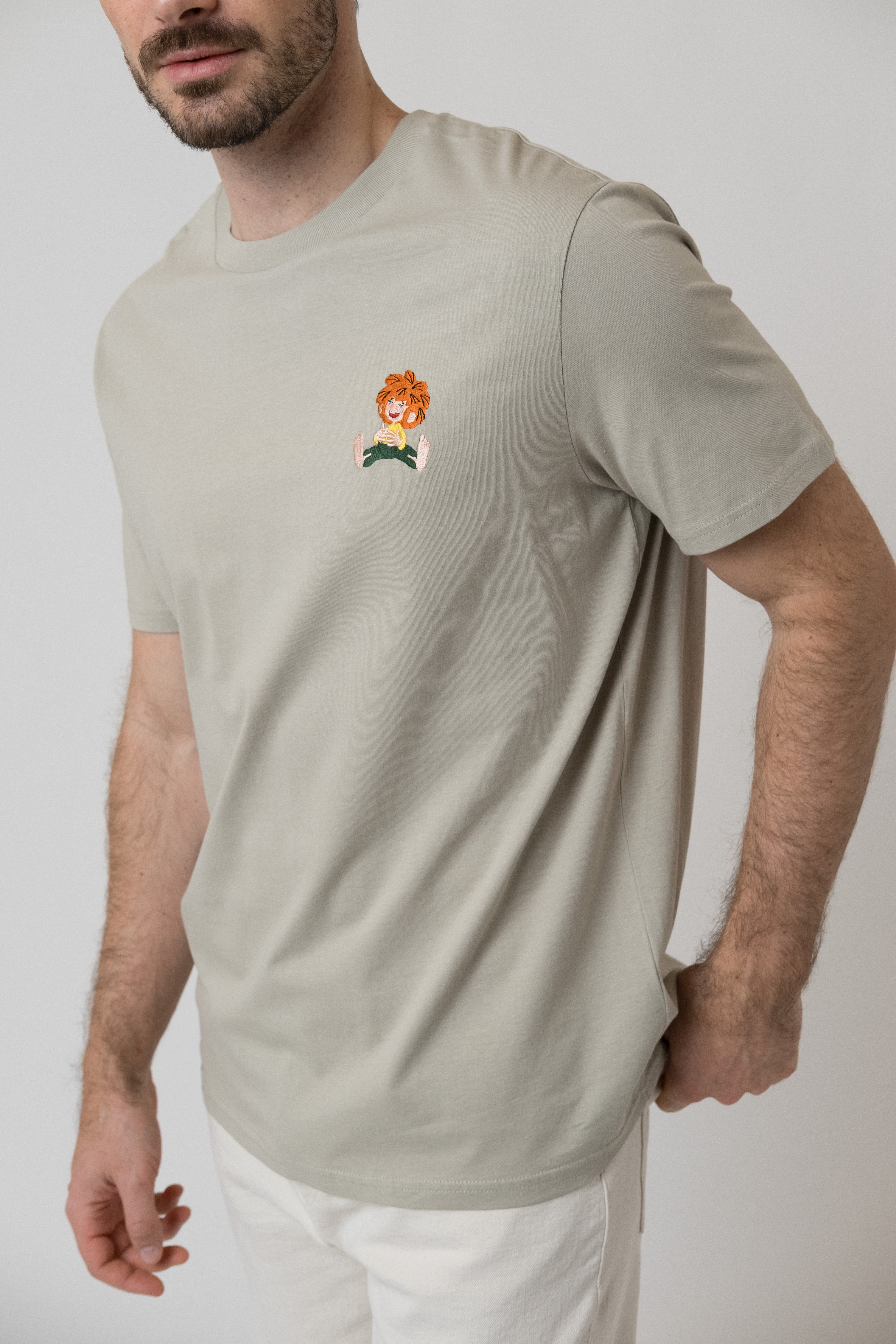 T-Shirt "Pumuckl lacht" - sand