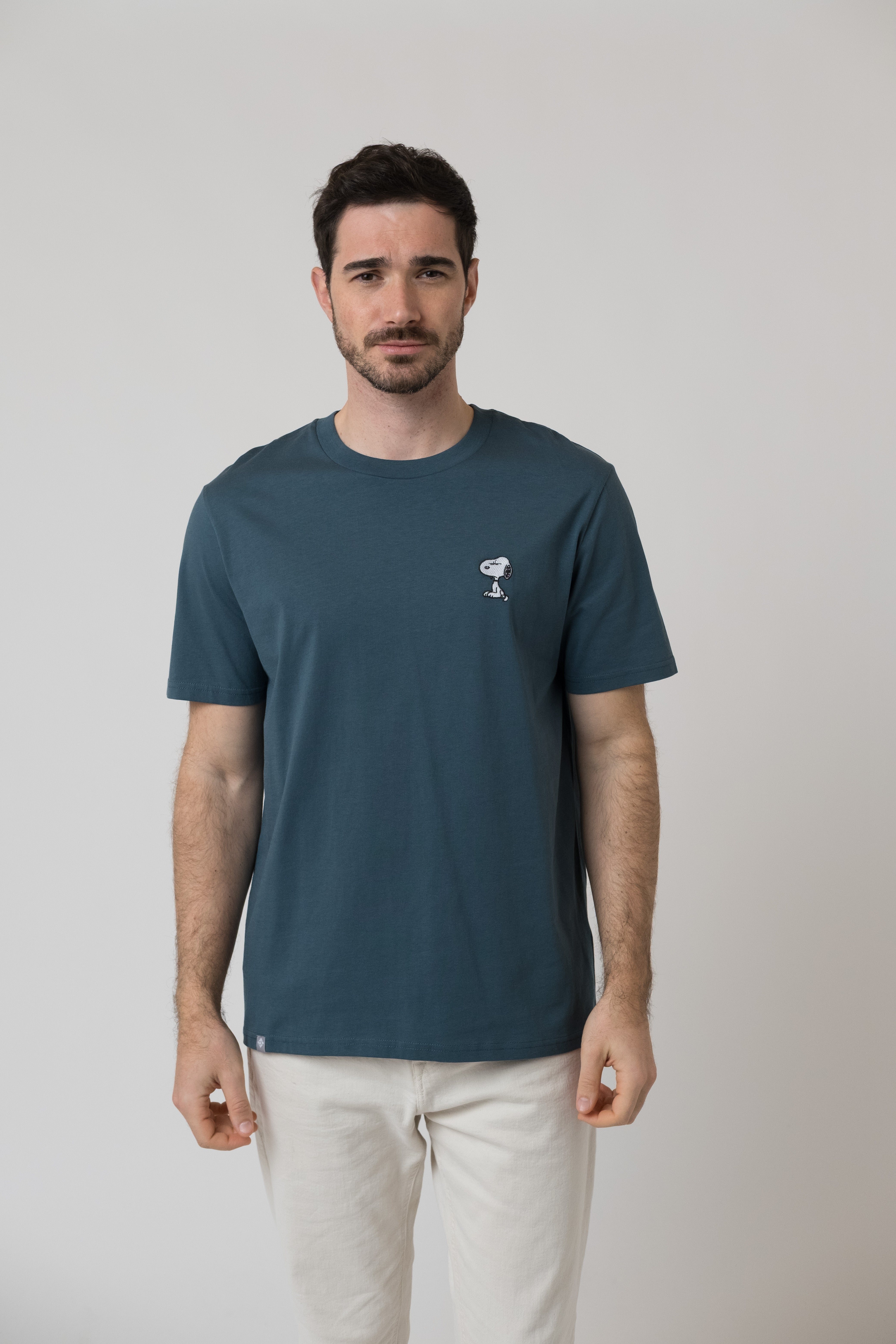 T-Shirt "Grantler Klub: Snoopy" - blaugrau