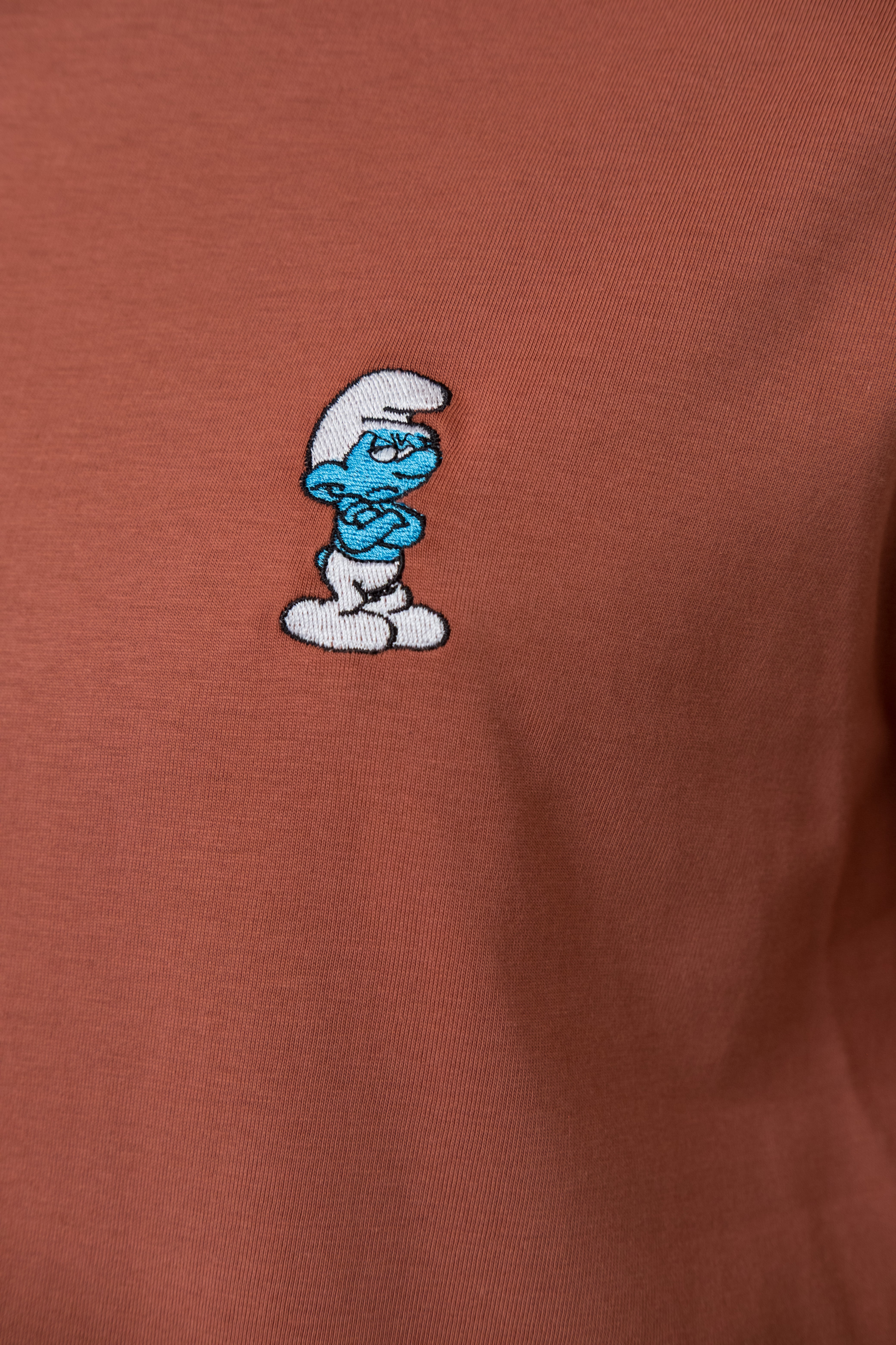 T-Shirt "Grantler Klub: Muffi" - rotbraun