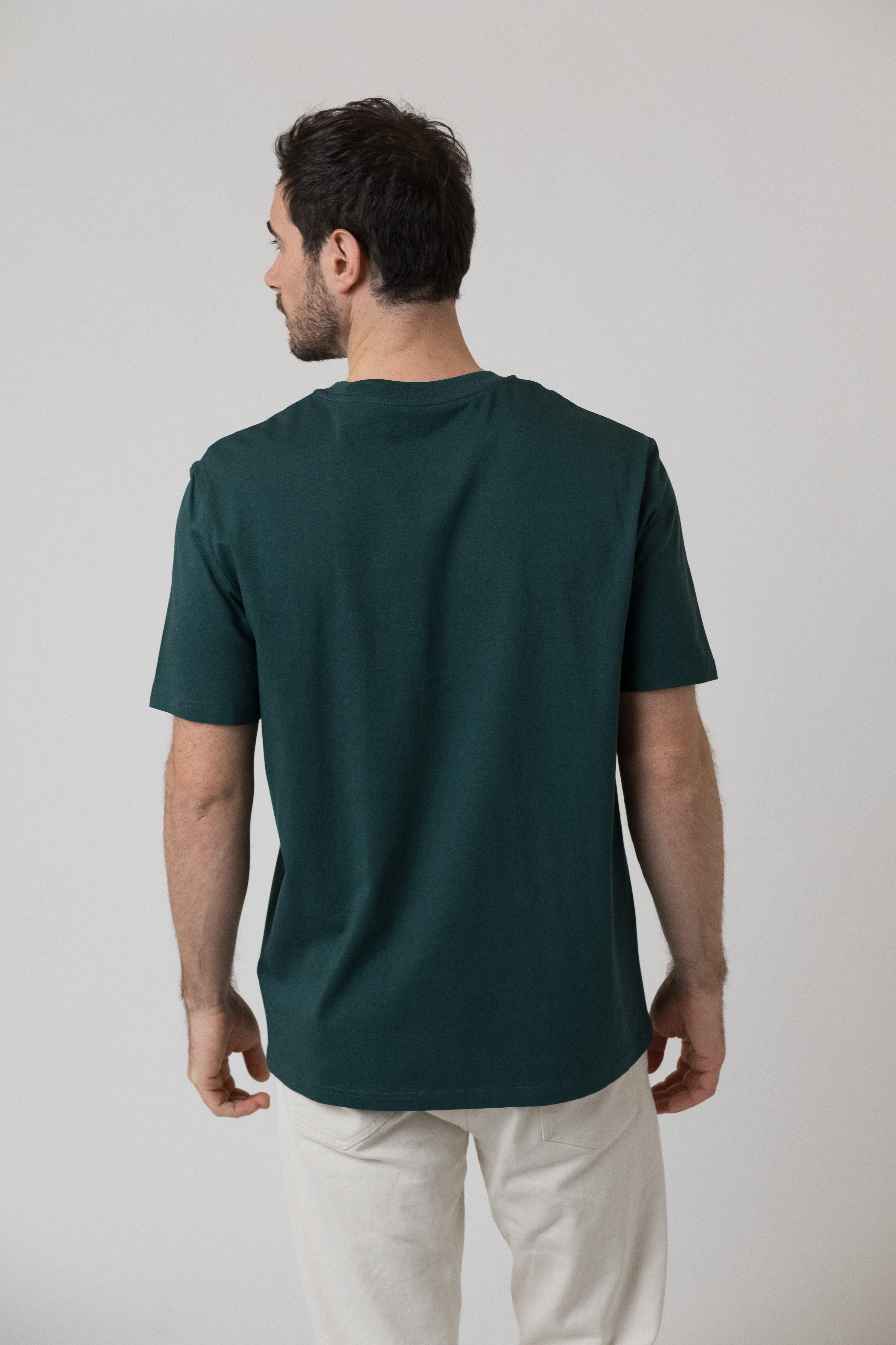 T-Shirt "Papa Schlumpf" - dunkelgrün