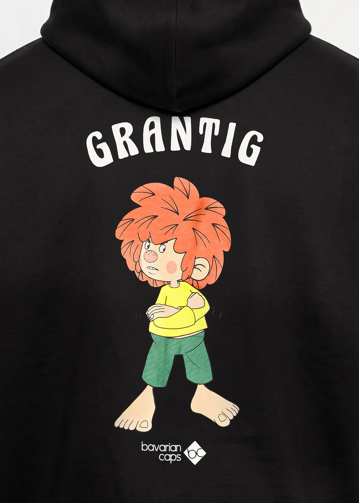 Zipper "Pumuckl: Grantig" - schwarz