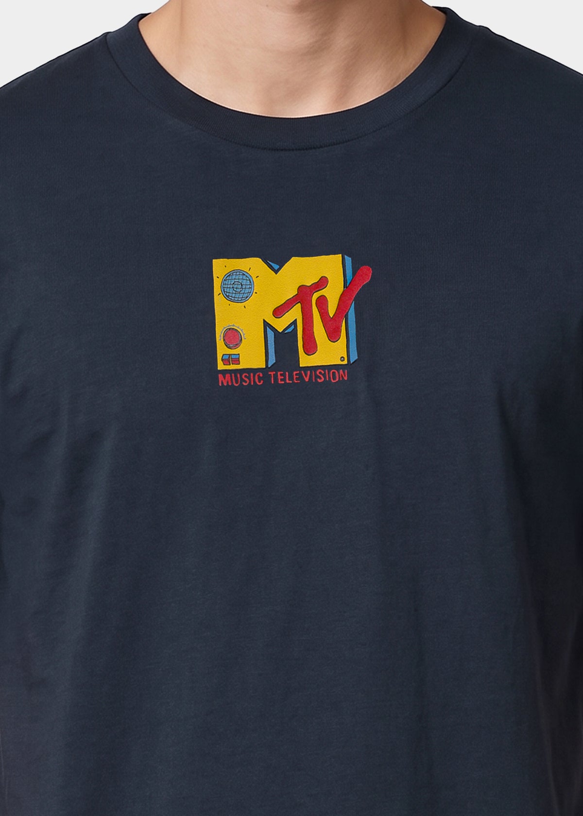 T-Shirt "MTV: Radio" - schiefergrau