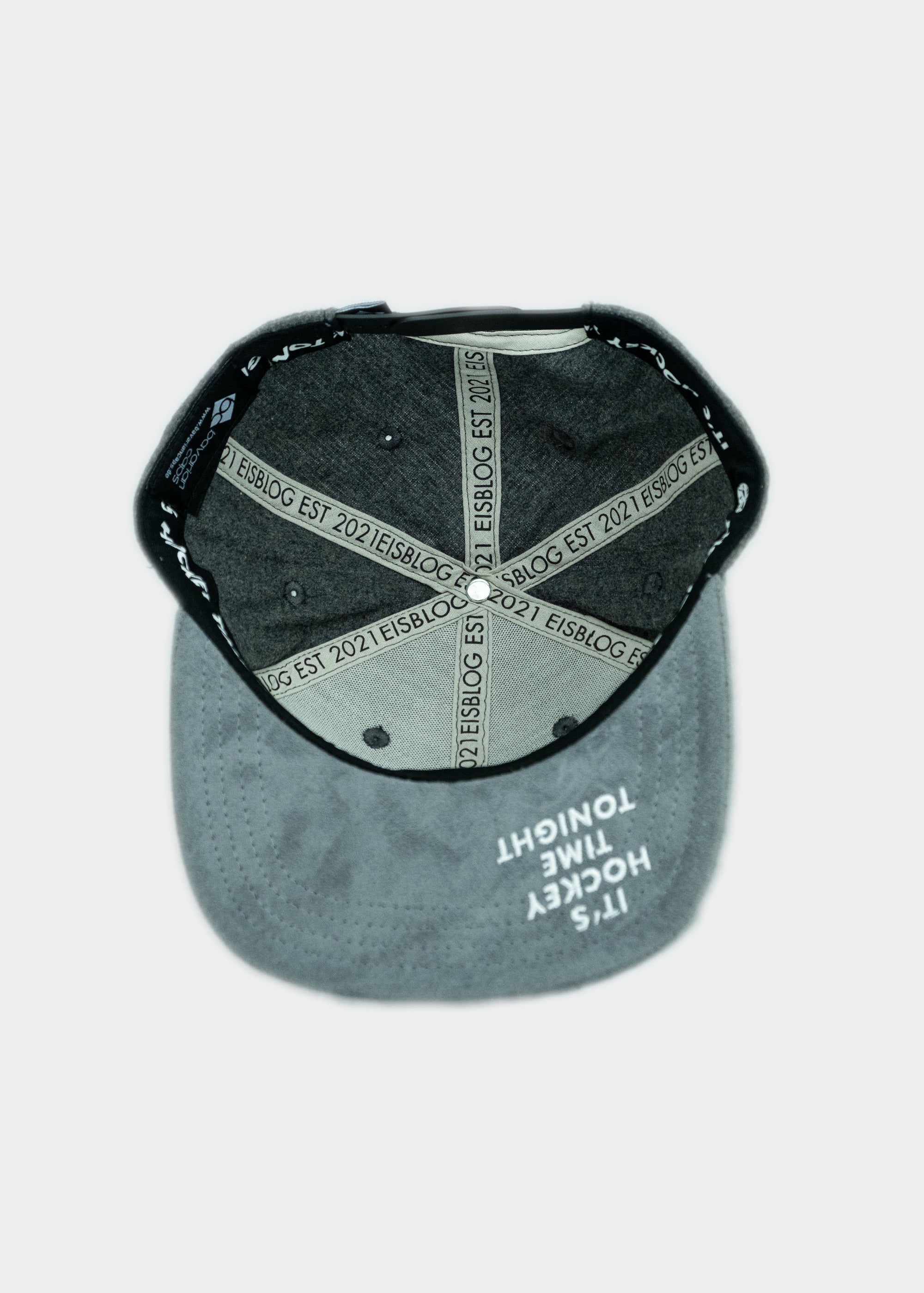 Cap "Eisblog" - dunkelgrau (Snapback)
