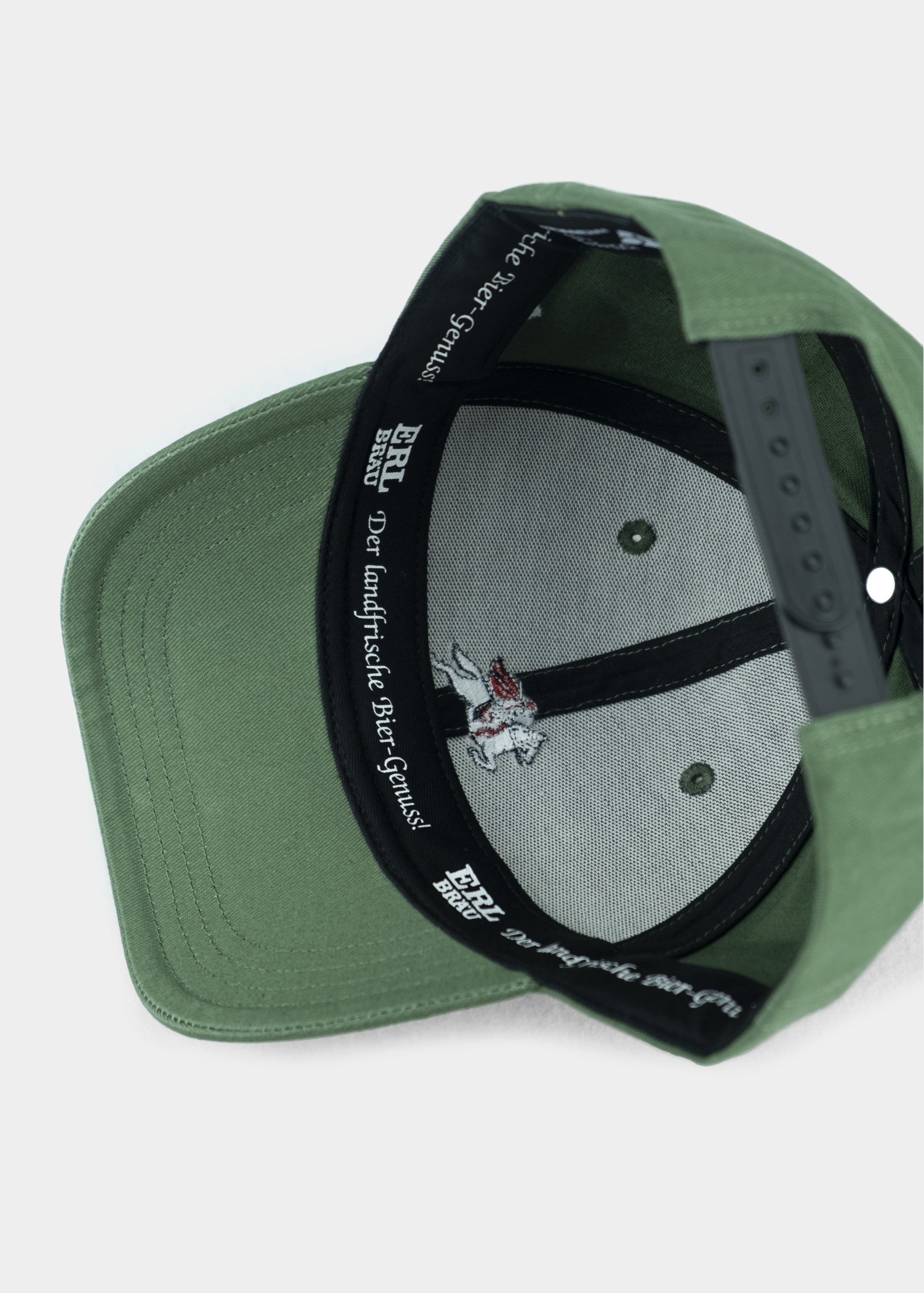 Cap "Erlbräu" - dunkelgrün (Curved)