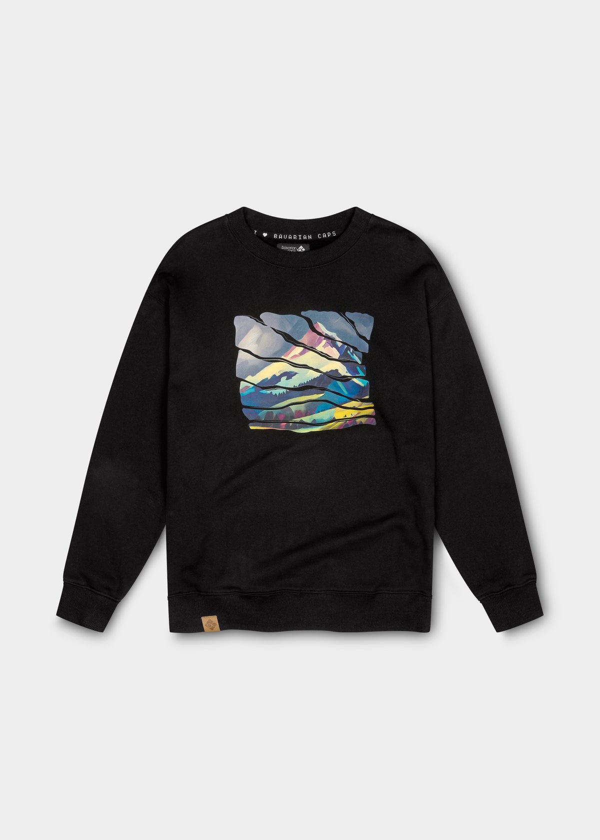 Sweater "Wintergipfel" - schwarz