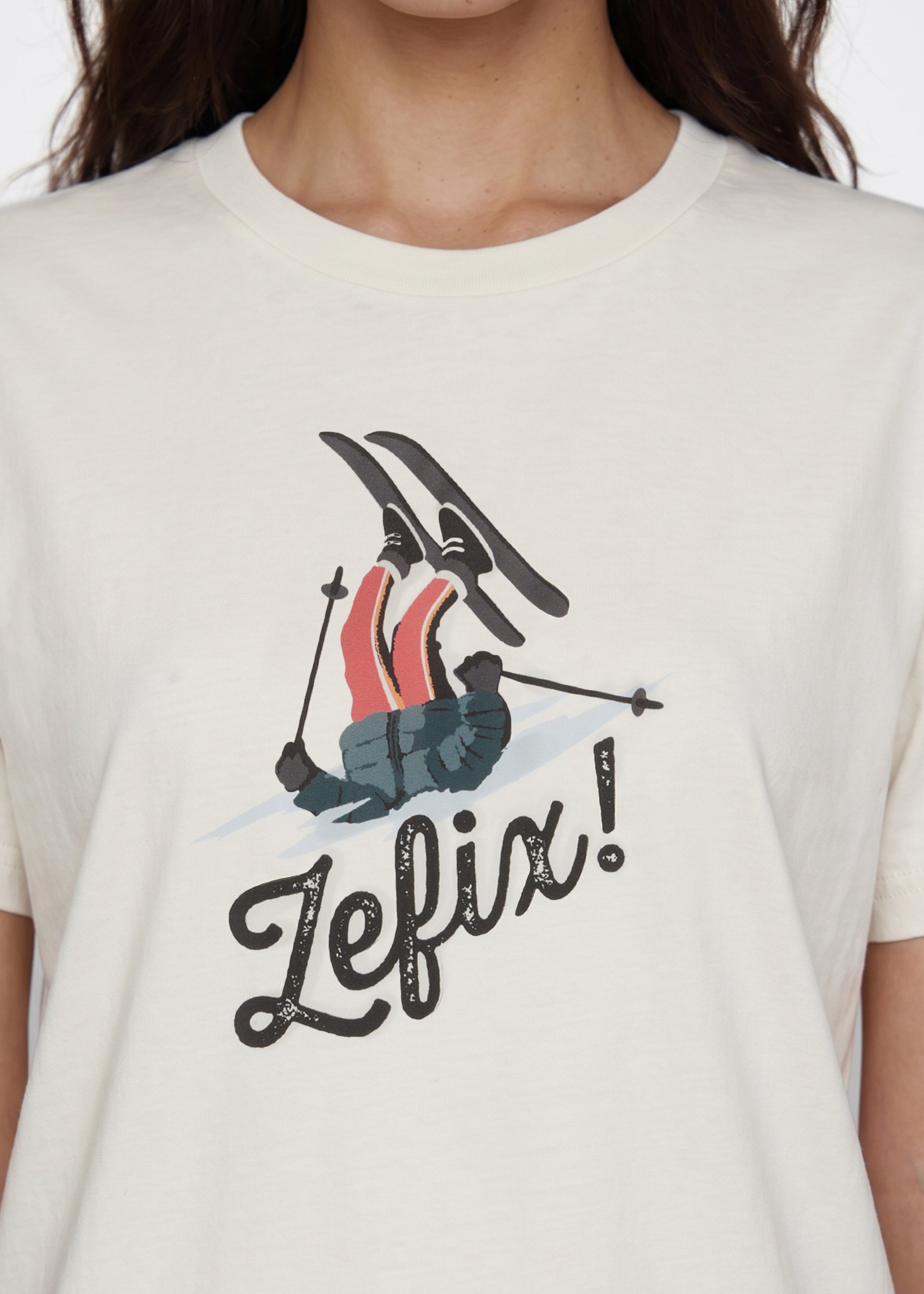 T-Shirt "Zefix!" - altweiß (Damen)
