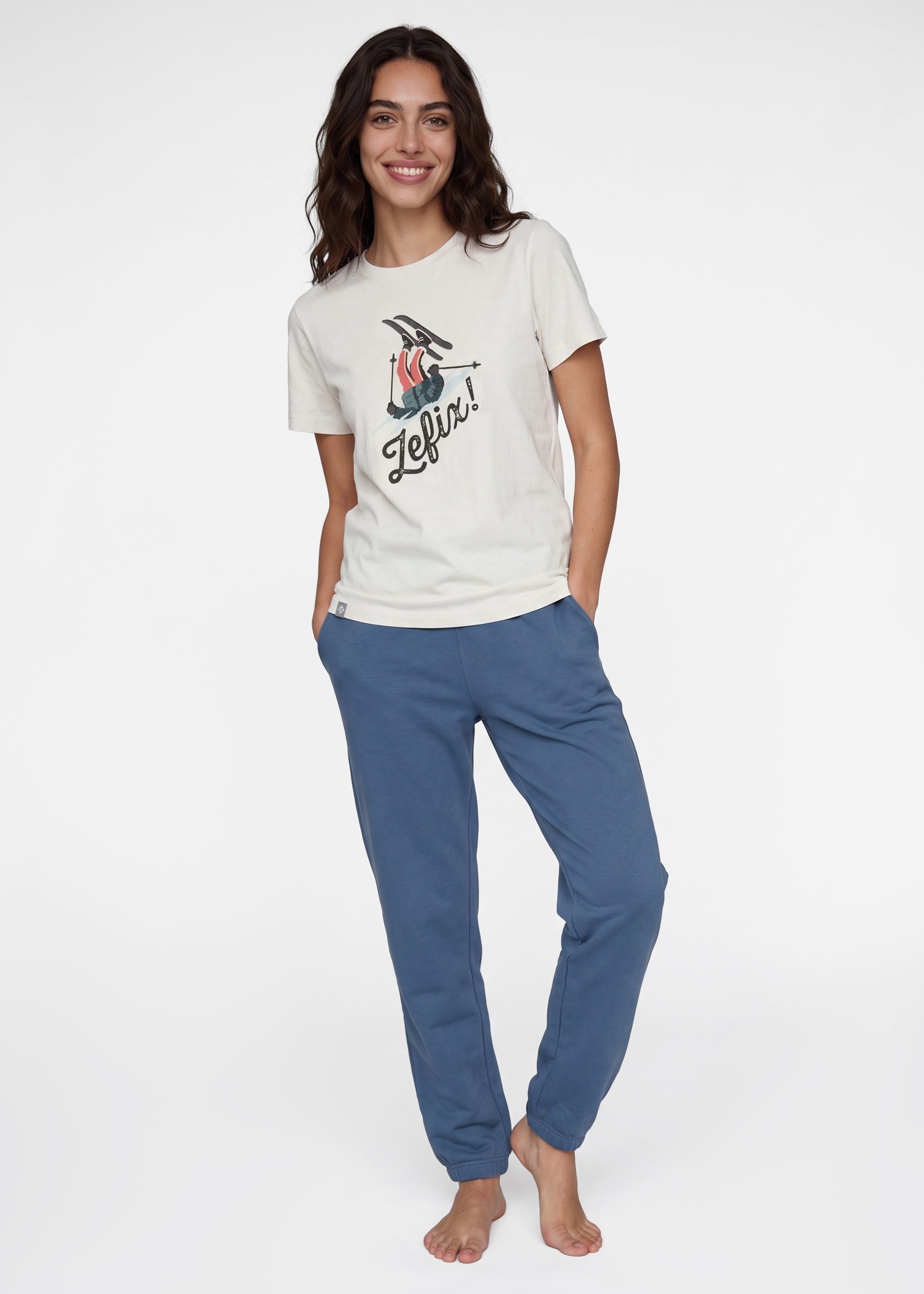 T-Shirt "Zefix!" - altweiß (Damen)
