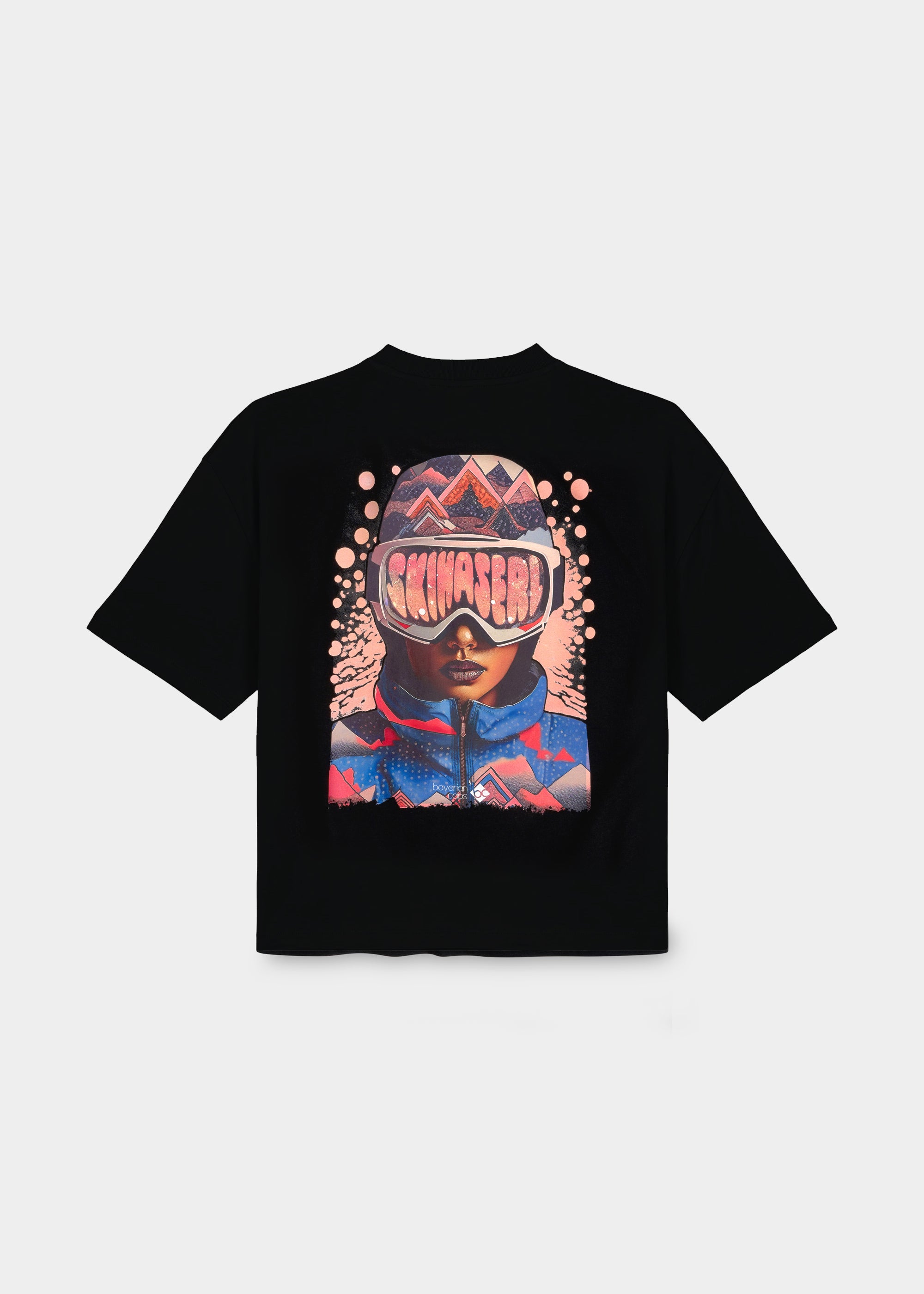 T-Shirt "Skihaserl" - schwarz