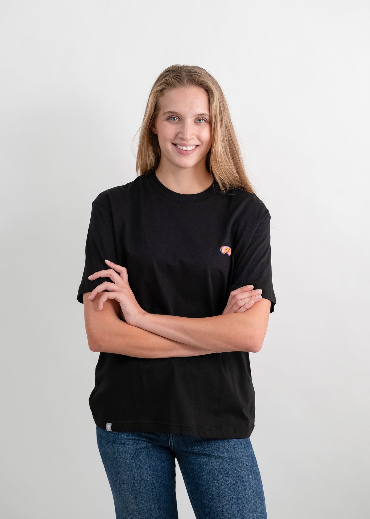 T-Shirt "Skihaserl" - schwarz