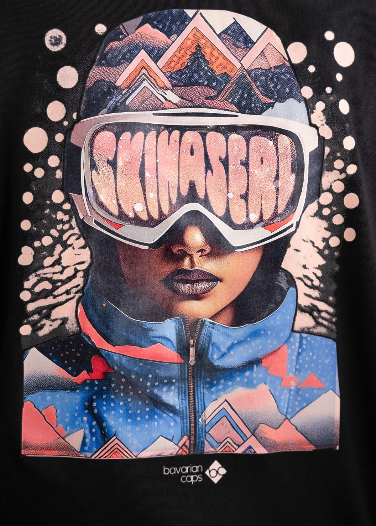 T-Shirt "Skihaserl" - schwarz
