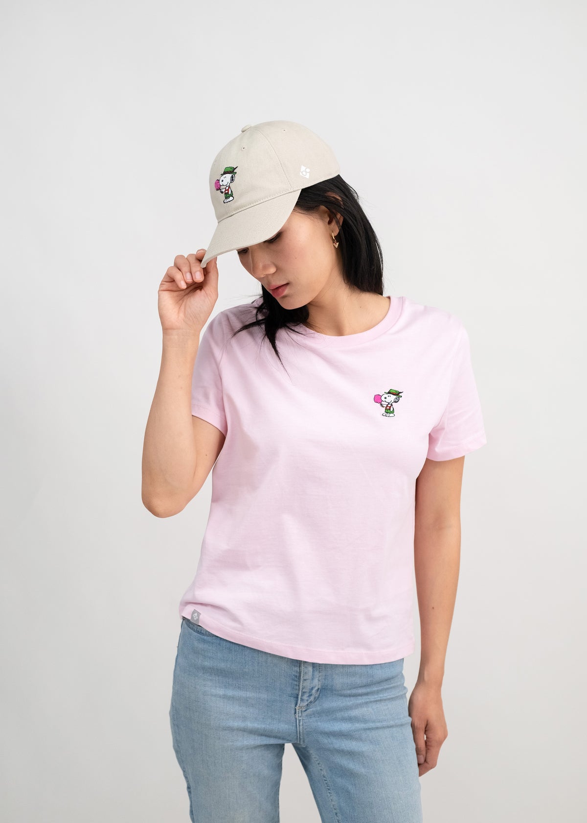 T-Shirt "Peanuts: Snoopy Zuckerwatte" - rosa