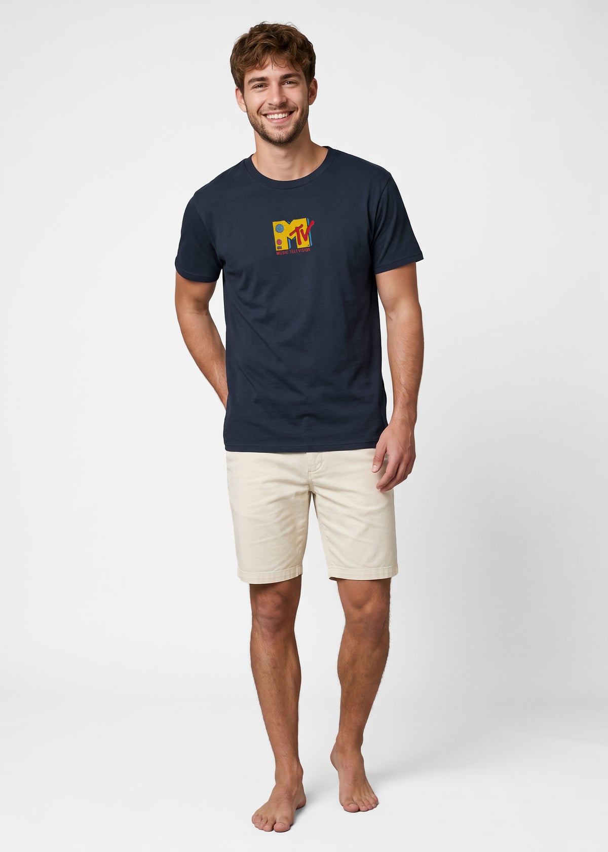 T-Shirt "MTV: Radio" - schiefergrau