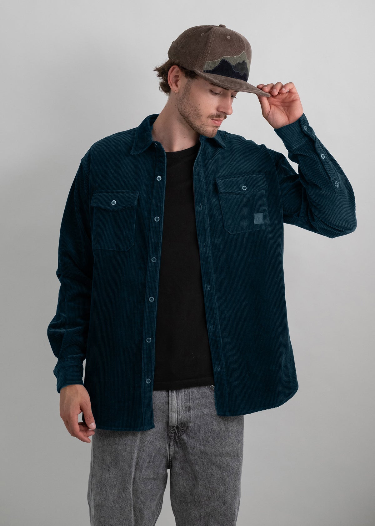 Overshirt "Arno" - dunkelblau