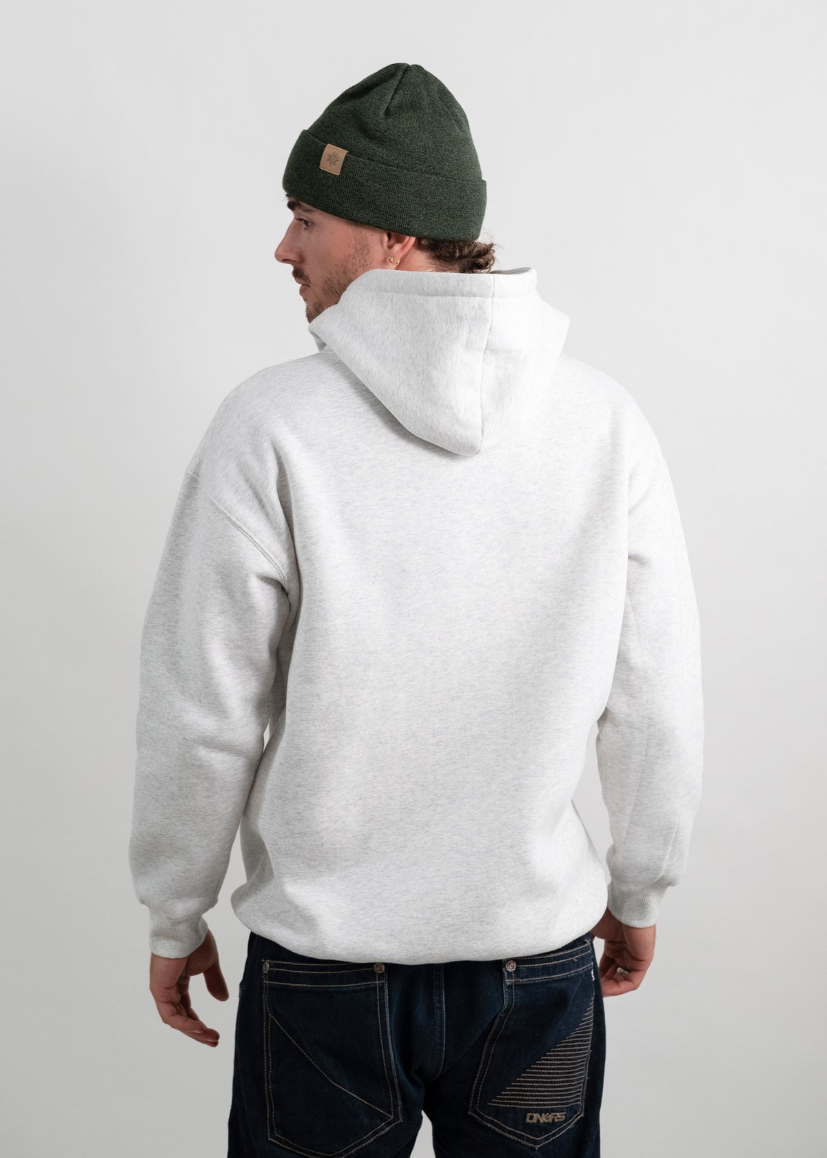 Hoodie "Zefix!" - cremegrau-meliert