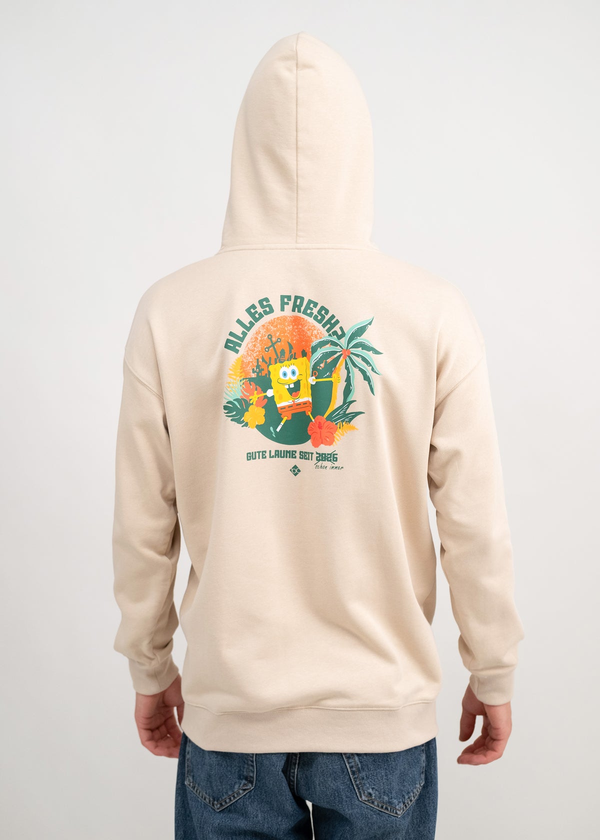 Hoodie "SpongeBob: Aloha" - sand