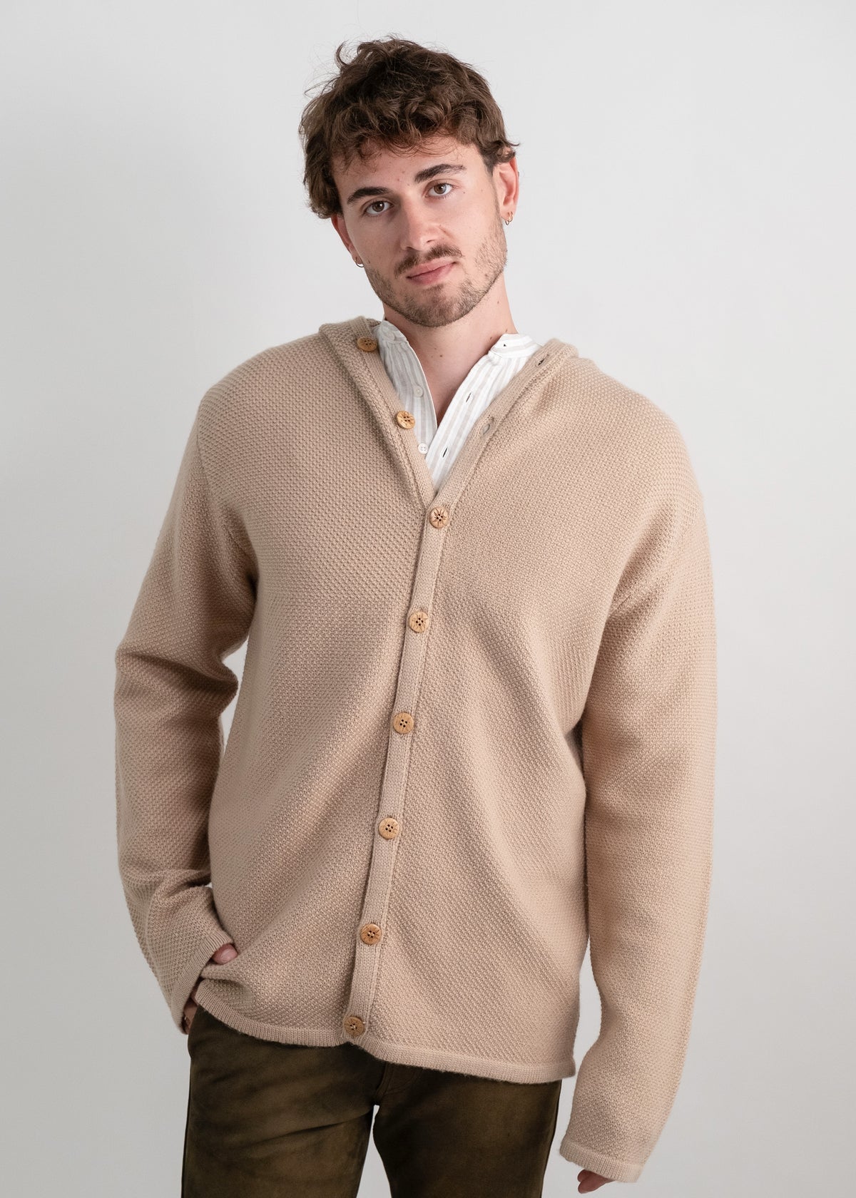 Strickjanker "Sebastian" - beige