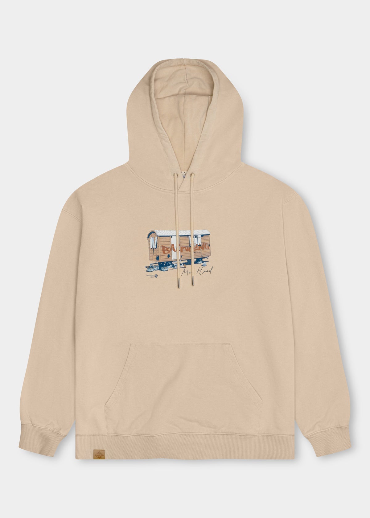 Hoodie "Bauwong" - beige (washed)